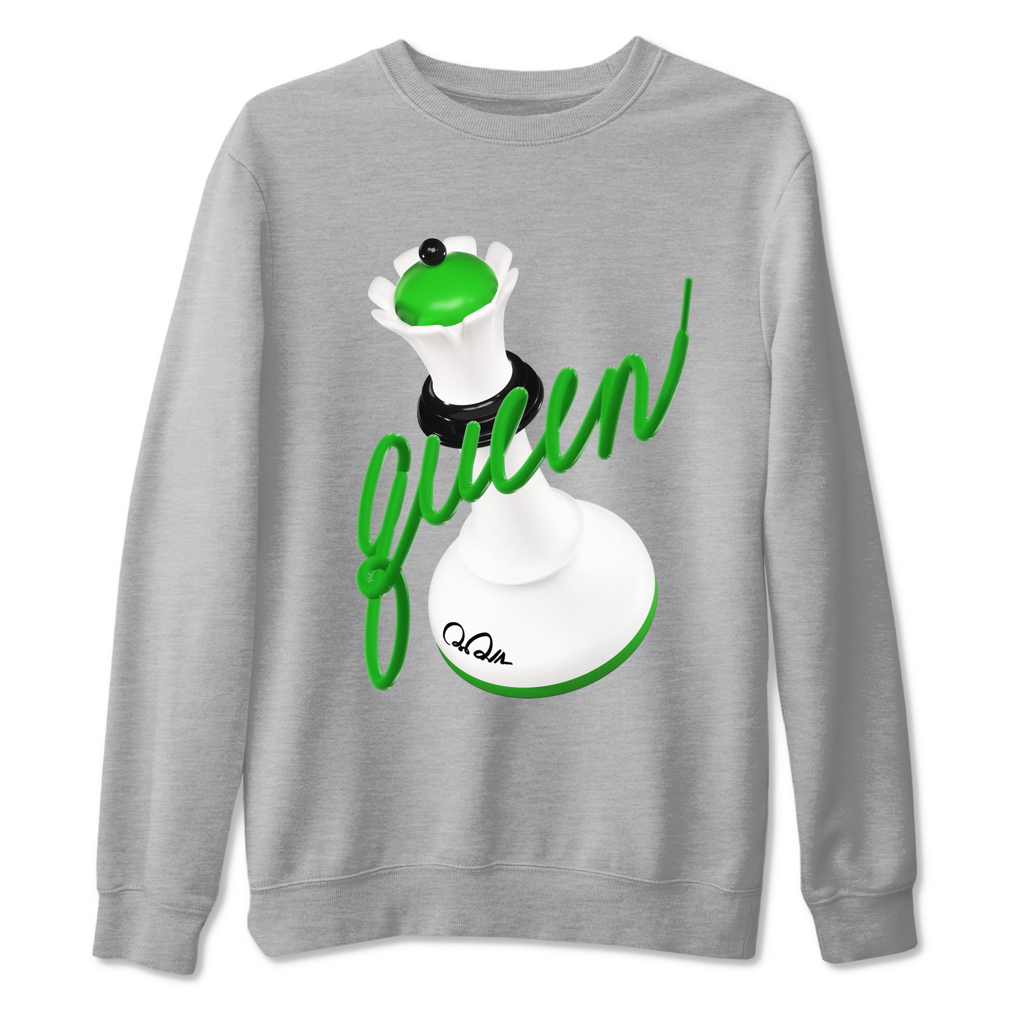 3D Queen snkmatch Tees - Air Jordan 5 Lucky Green