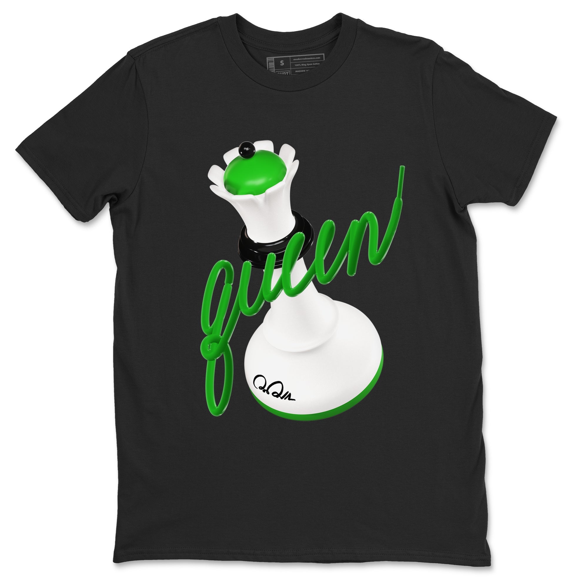 3D Queen snkmatch Tees - Air Jordan 5 Lucky Green