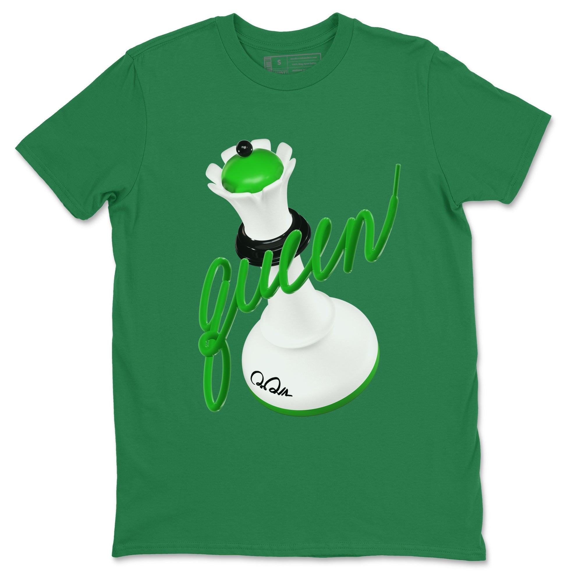 3D Queen snkmatch Tees - Air Jordan 5 Lucky Green