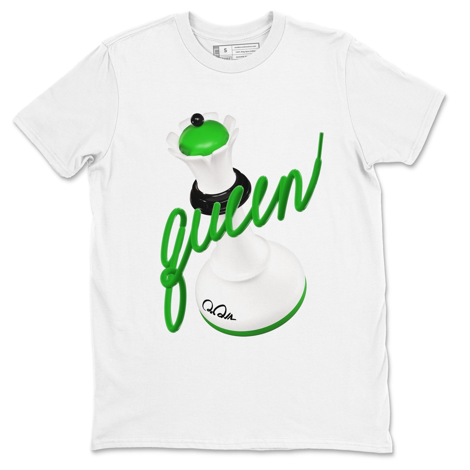 3D Queen snkmatch Tees - Air Jordan 5 Lucky Green