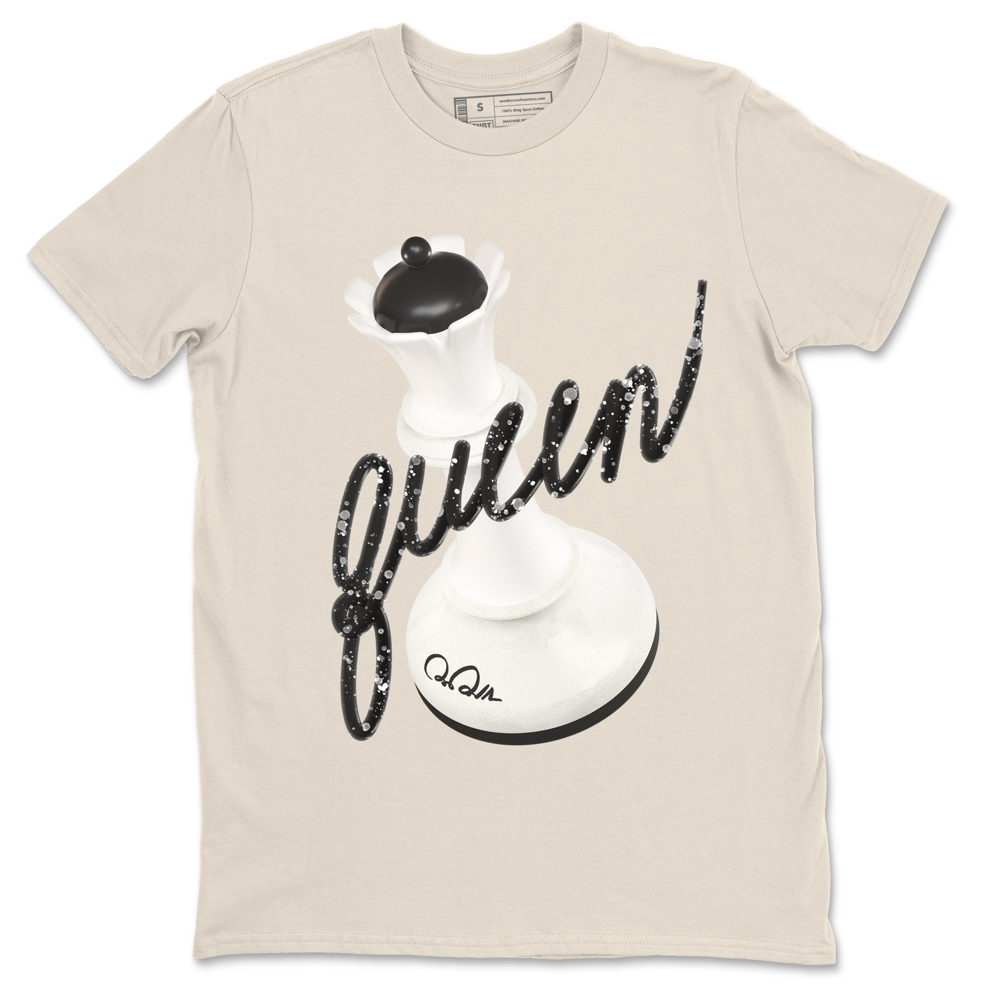 3D Queen snkmatch Tees - Air Jordan 5 Sail