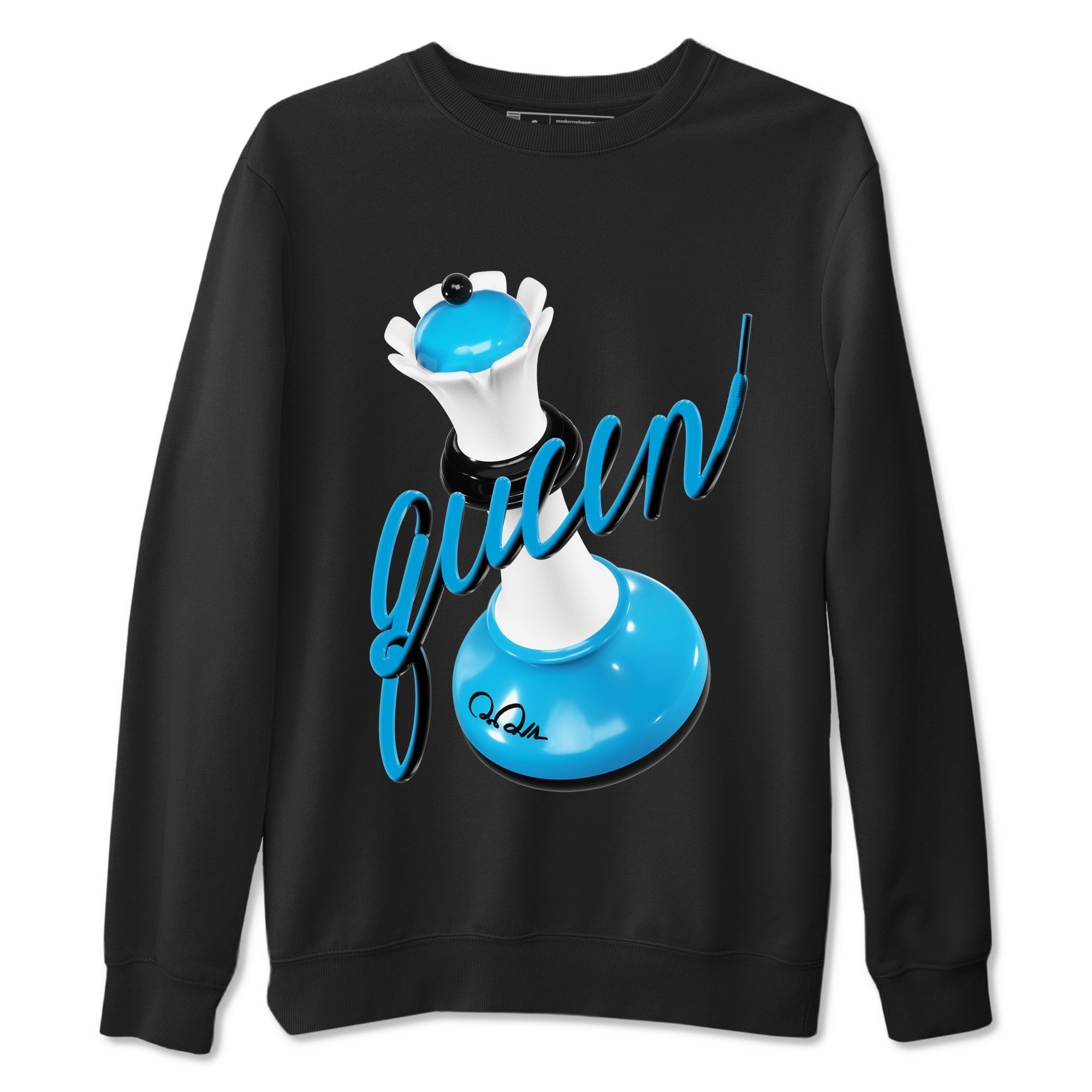3D Queen snkmatch Tees - Air Jordan 9 Powder Blue