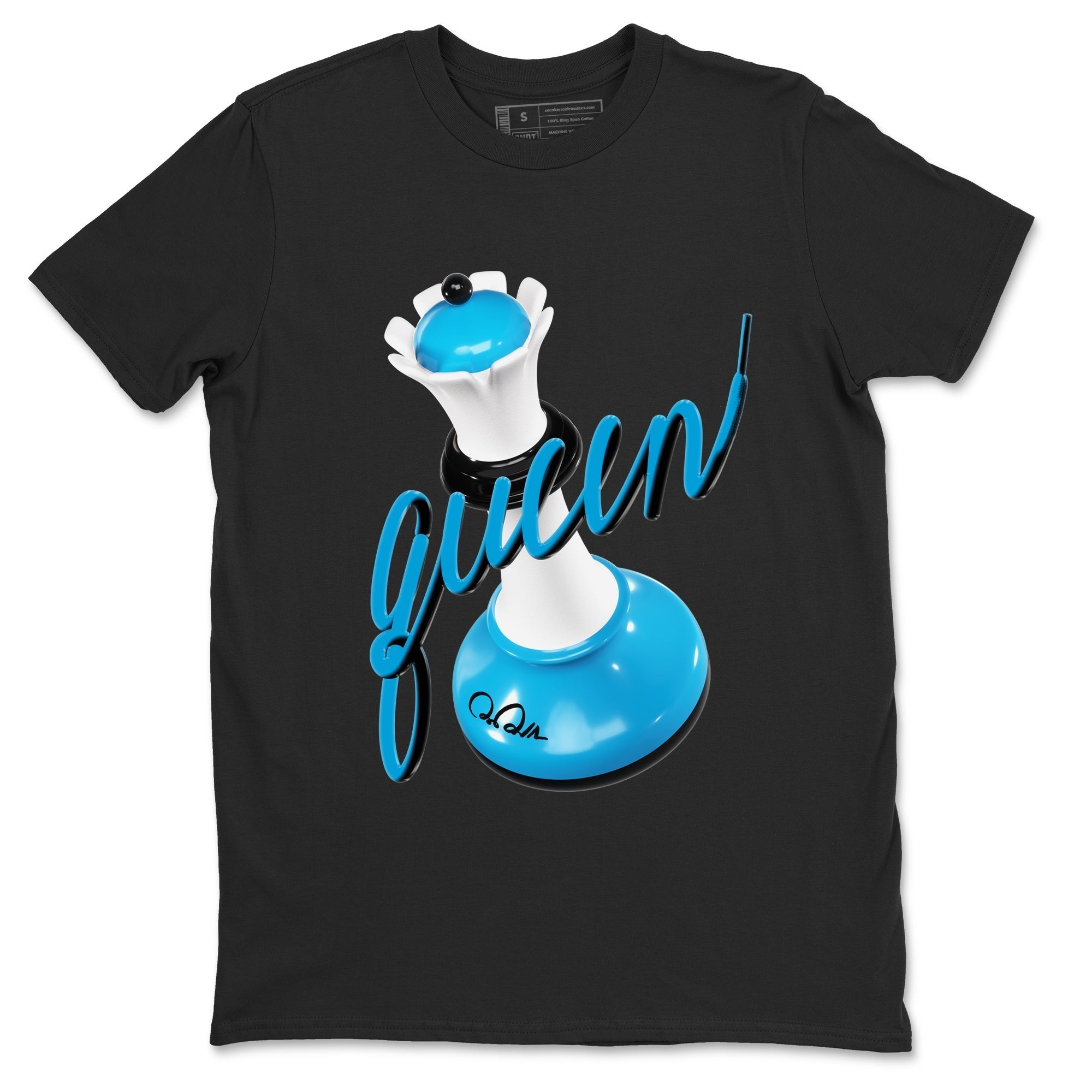 3D Queen snkmatch Tees - Air Jordan 9 Powder Blue