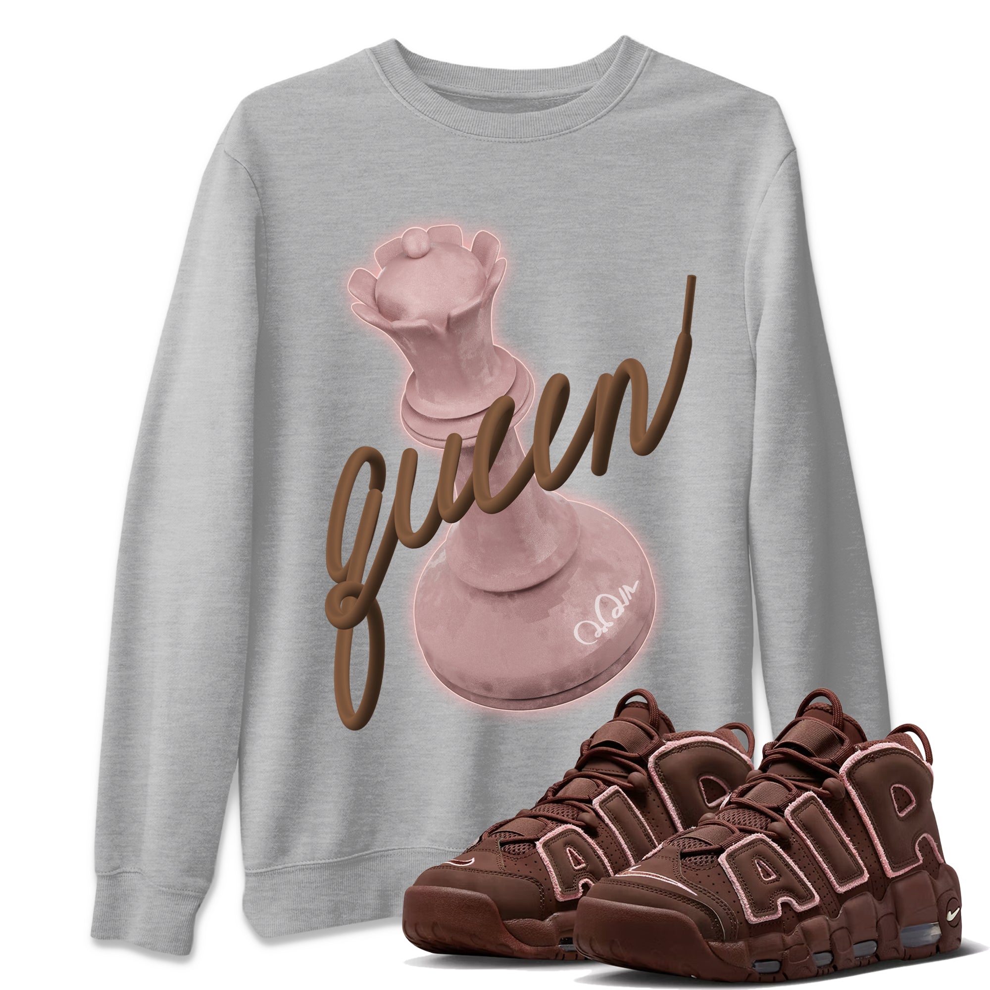 3D Queen Unisex Tops - Air More Uptempo Valentines Day