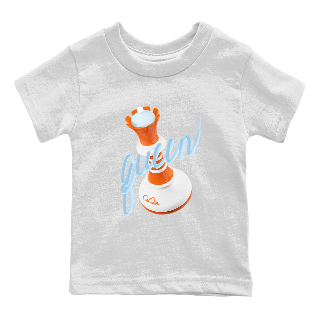 3D Queen snkmatch Tee Kids - Crazy 8 Team Orange