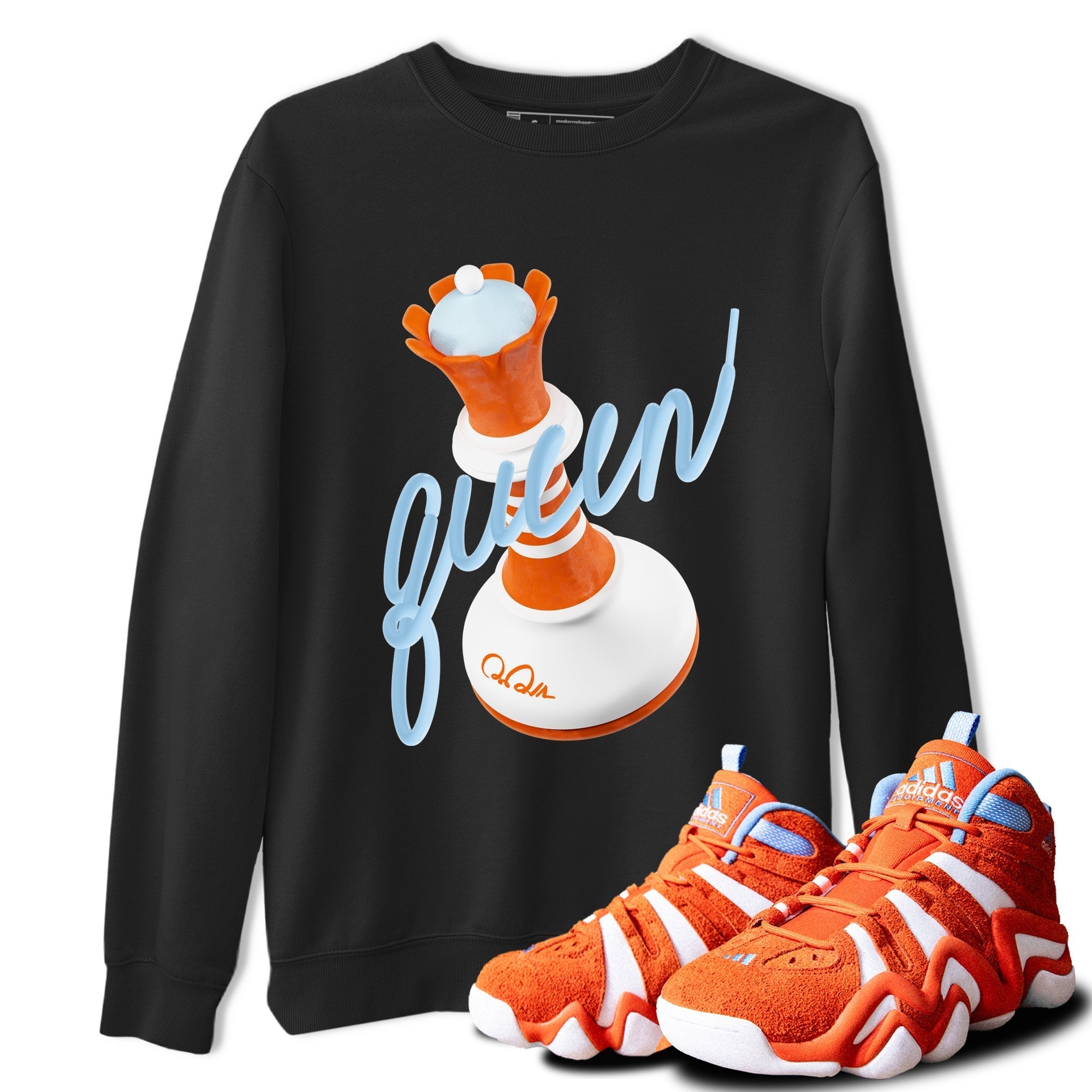 3D Queen snkmatch Tee - Crazy 8 Team Orange