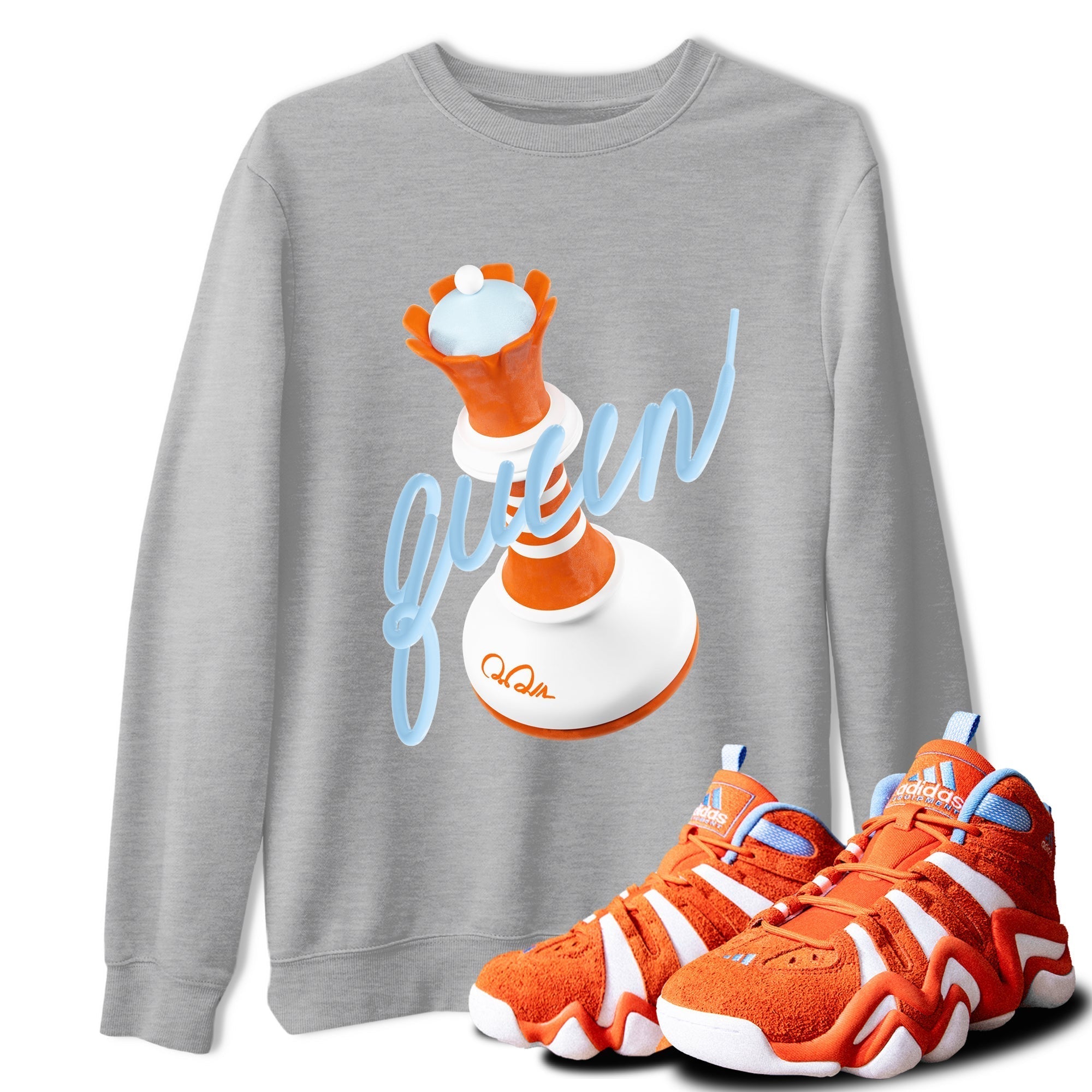 3D Queen snkmatch Tee - Crazy 8 Team Orange