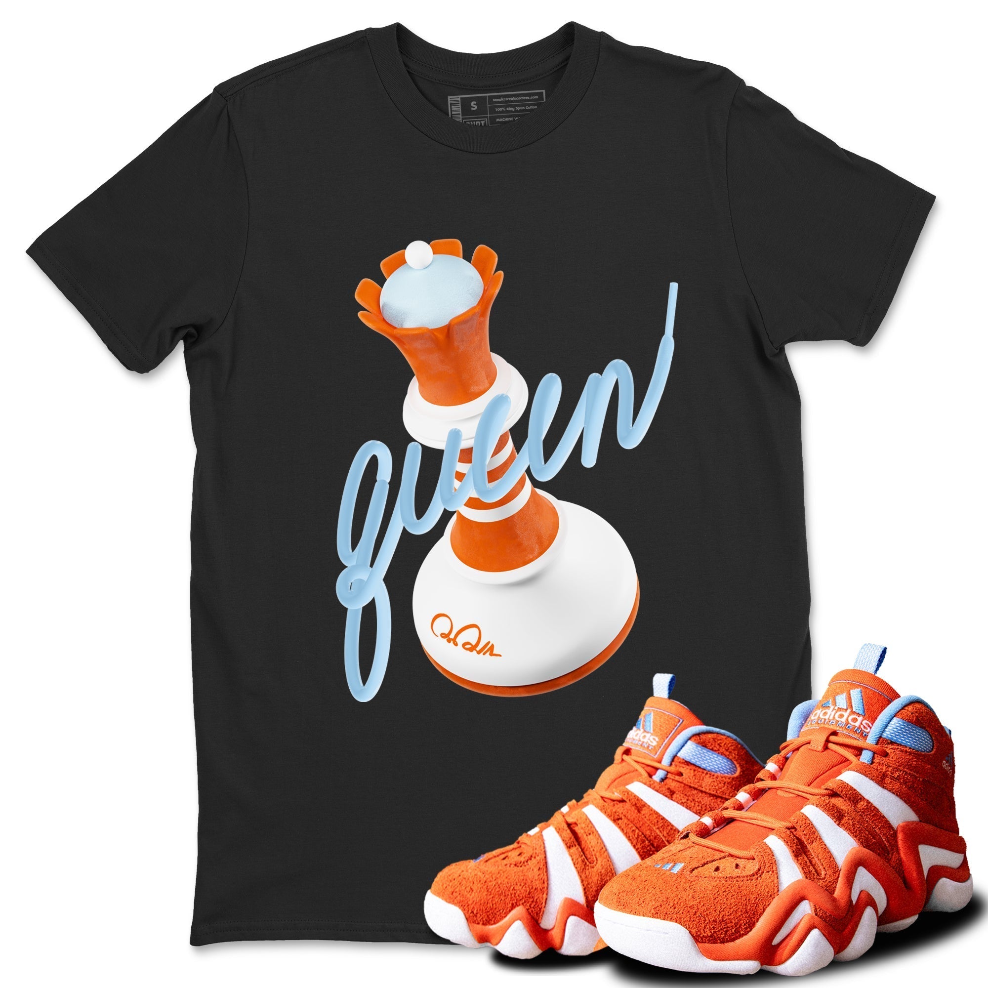 3D Queen snkmatch Tee - Crazy 8 Team Orange