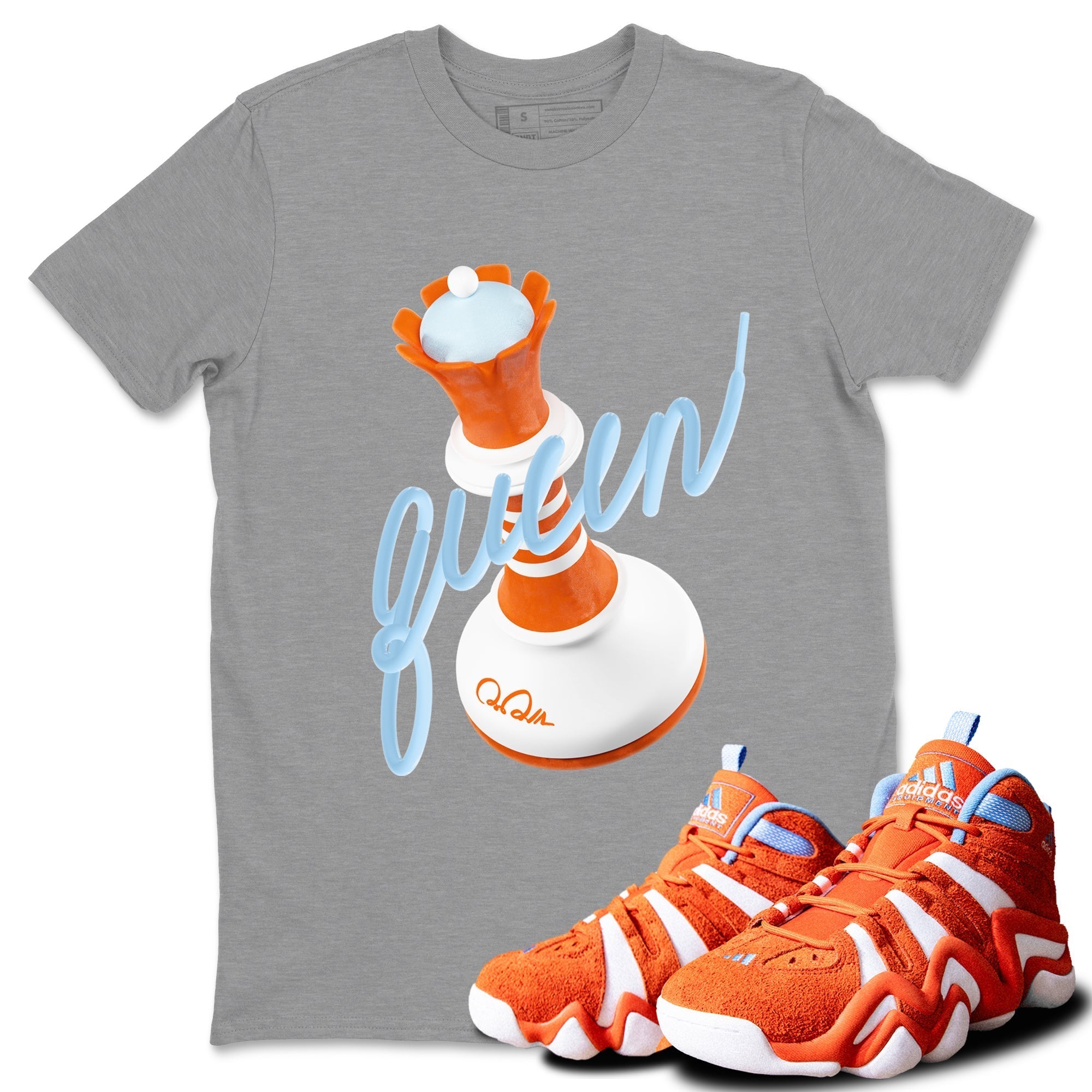 3D Queen snkmatch Tee - Crazy 8 Team Orange
