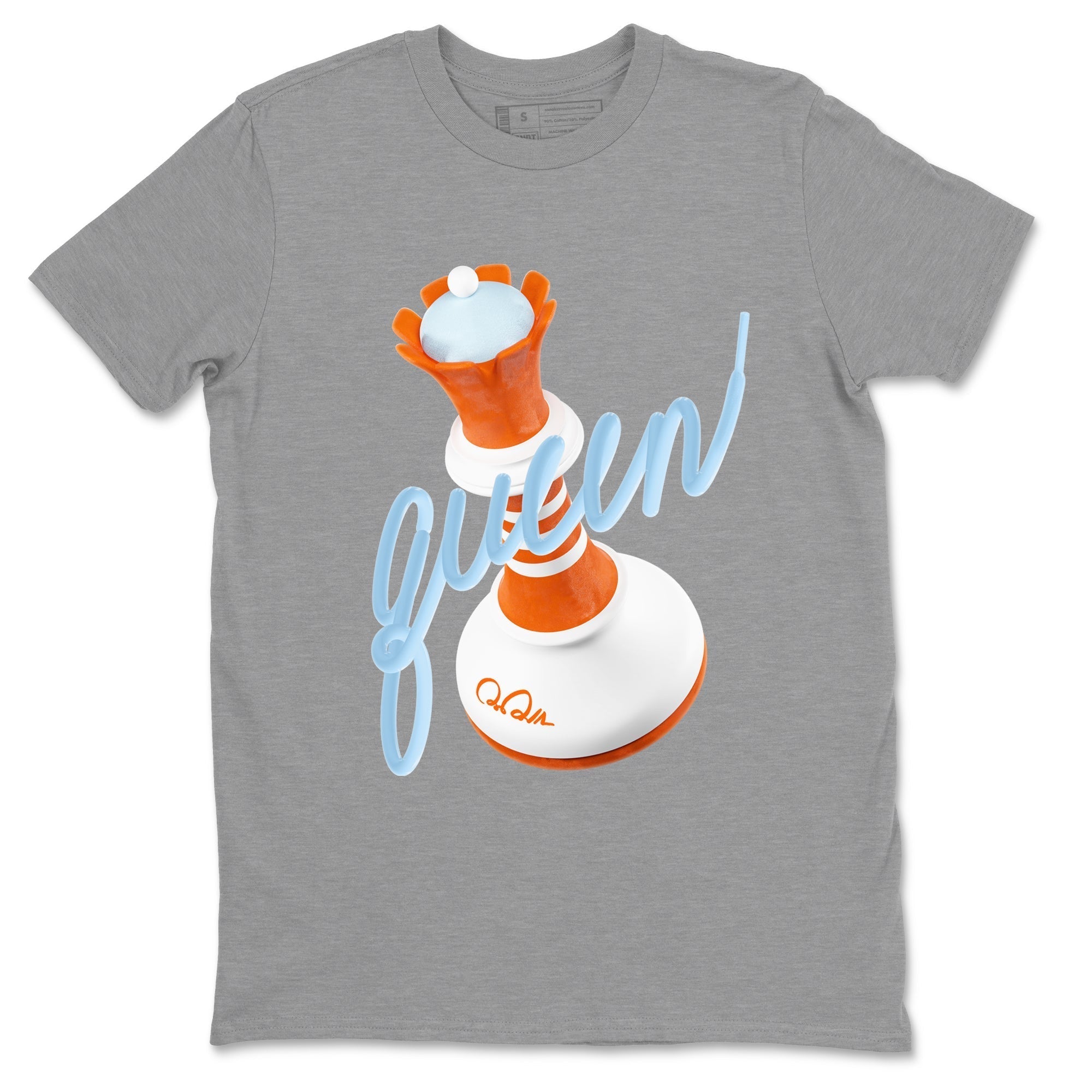 3D Queen snkmatch Tee - Crazy 8 Team Orange