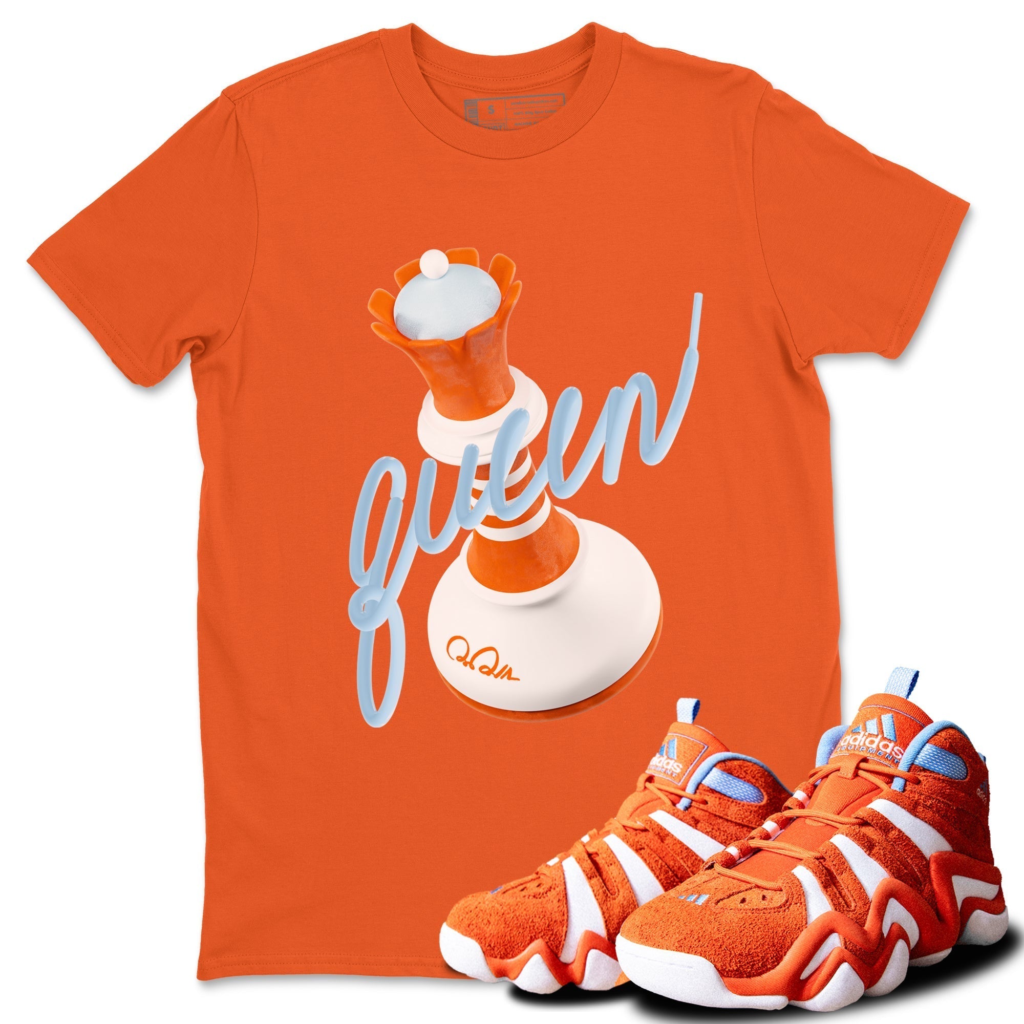 3D Queen snkmatch Tee - Crazy 8 Team Orange