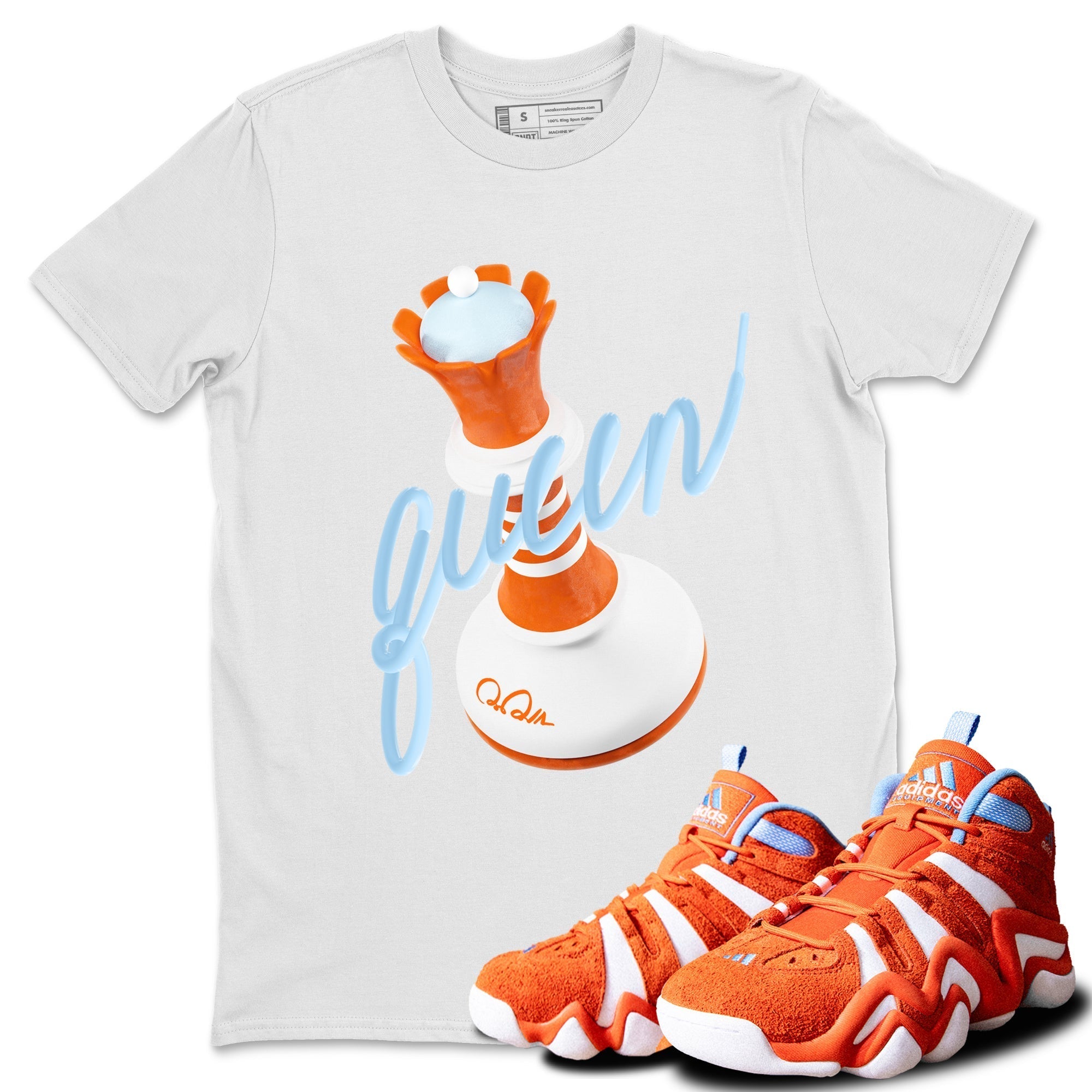 3D Queen snkmatch Tee - Crazy 8 Team Orange