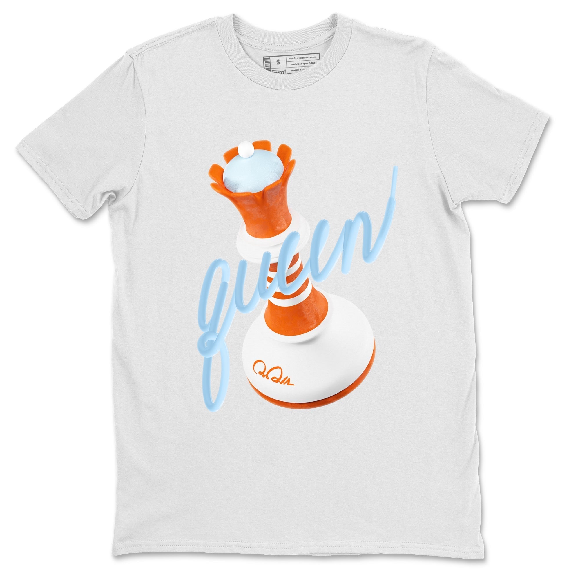 3D Queen snkmatch Tee - Crazy 8 Team Orange