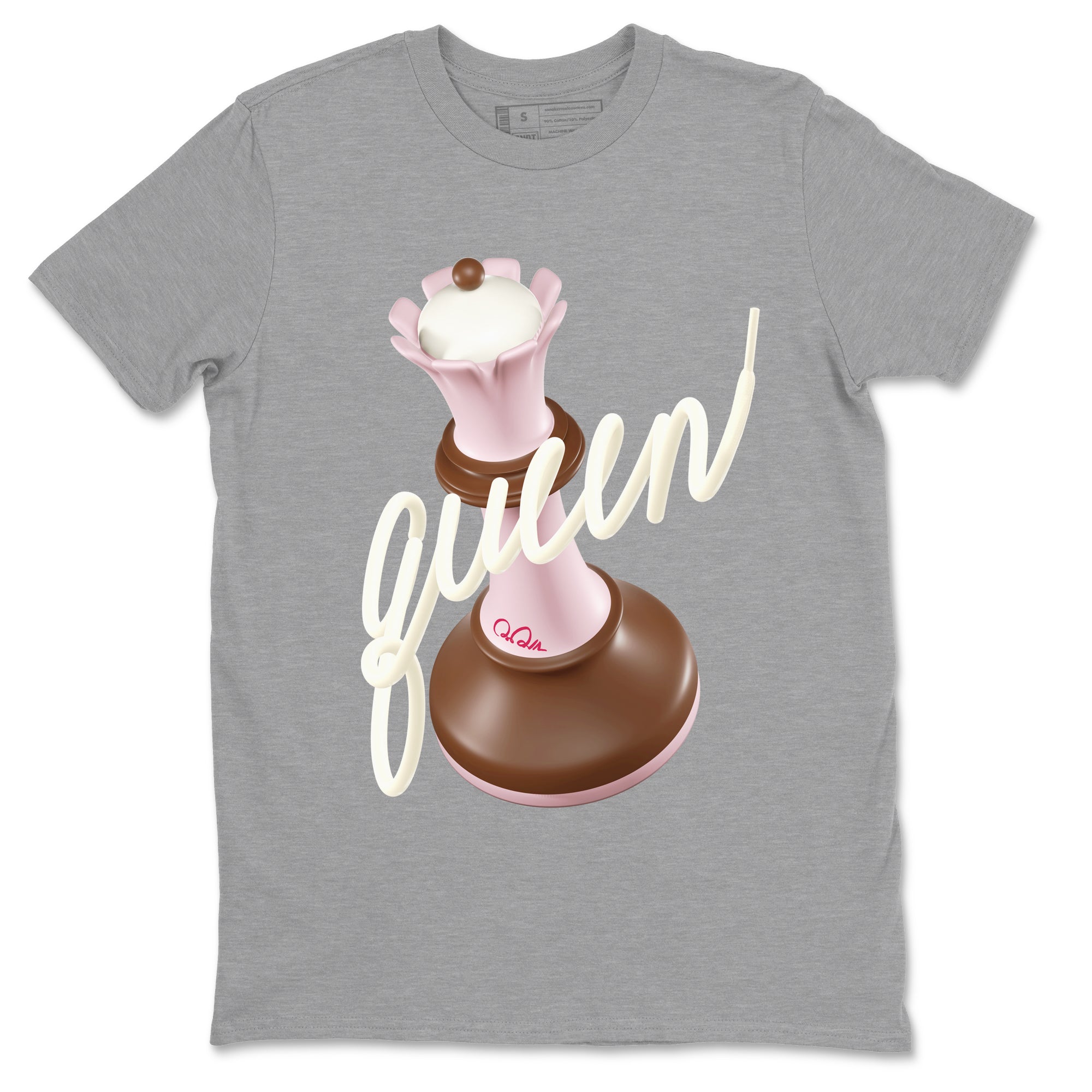 3D Queen snkmatch Tees - Dunk Cacao Wow And Pink Foam