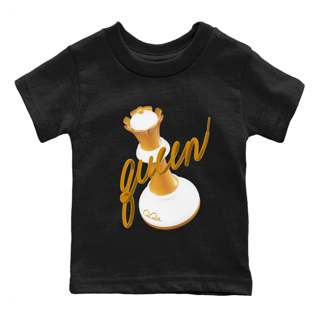 3D Queen snkmatch Tees Kids - Dunk Dark Curry