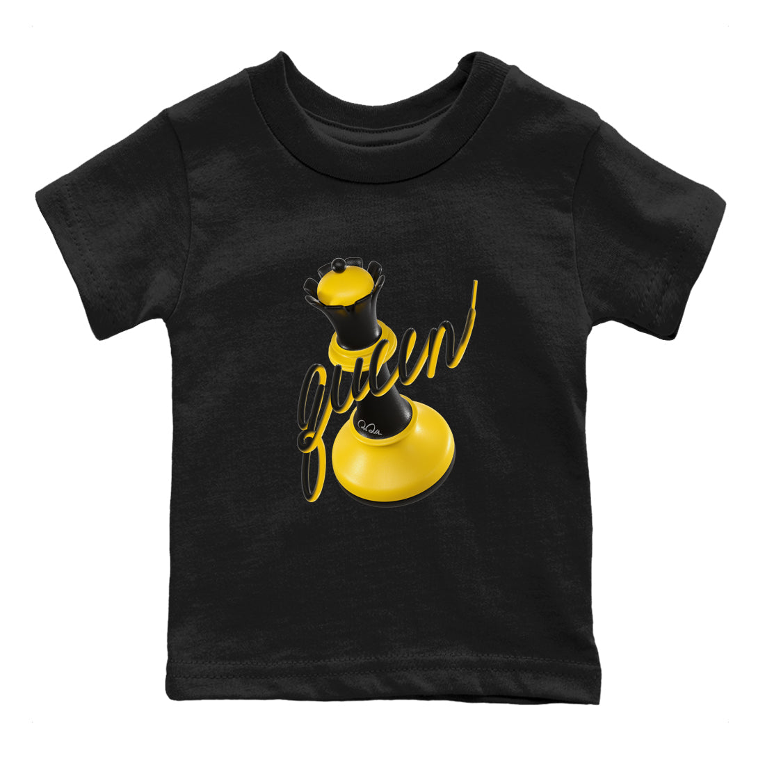 3D Queen snkmatch Tees Kids - Dunk High Pollen