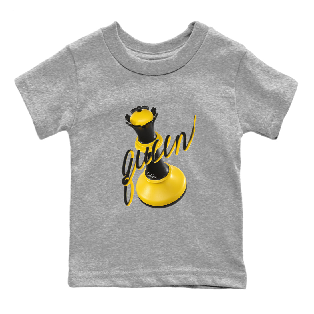 3D Queen snkmatch Tees Kids - Dunk High Pollen