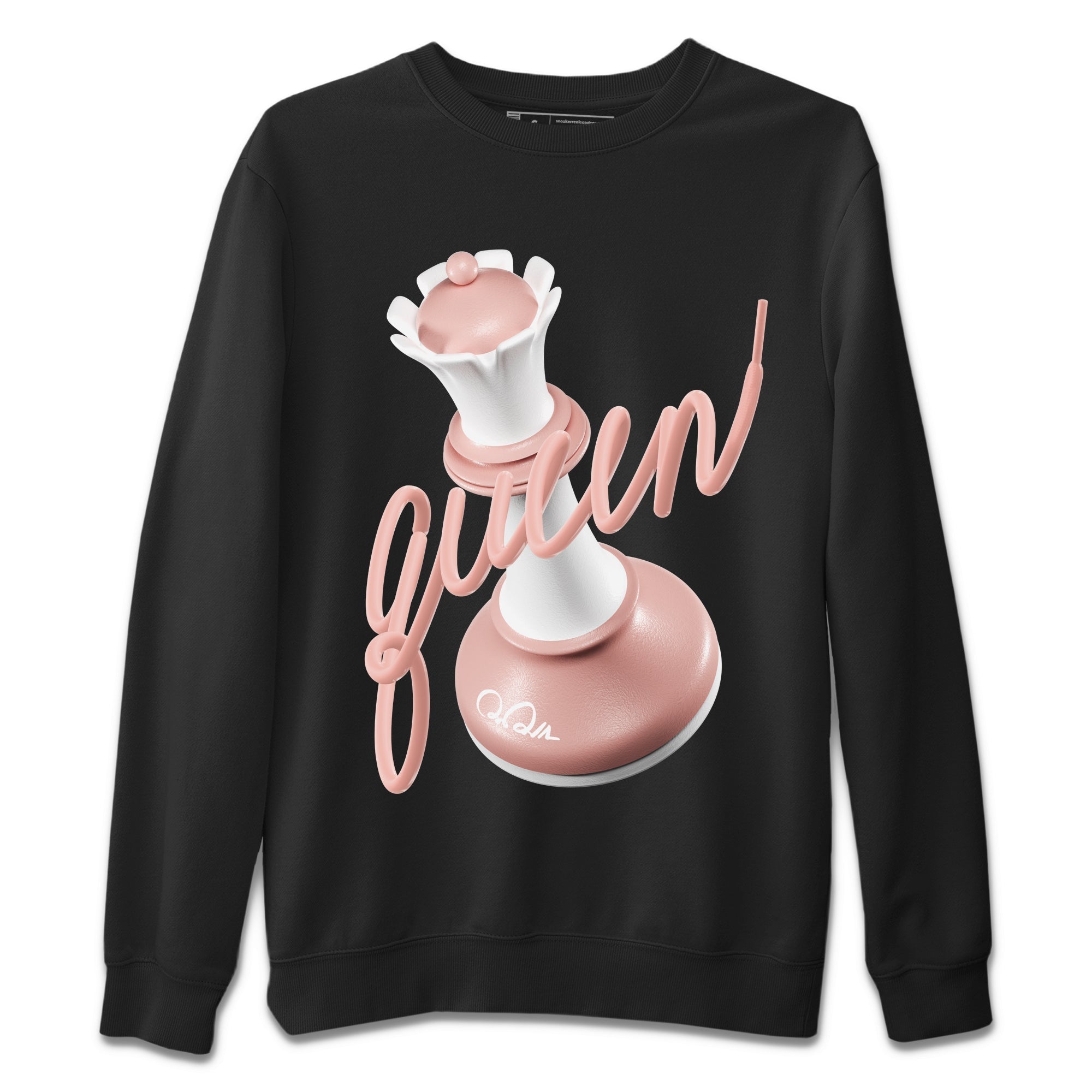 3D Queen snkmatch Tee - Dunk Rose Whisper