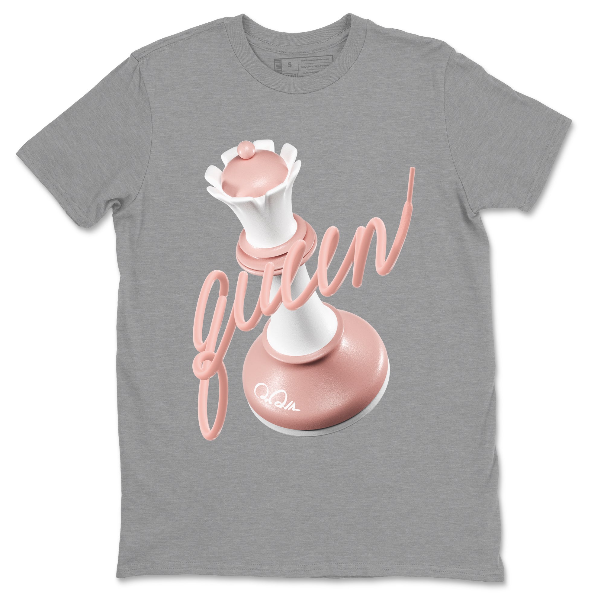 3D Queen snkmatch Tee - Dunk Rose Whisper