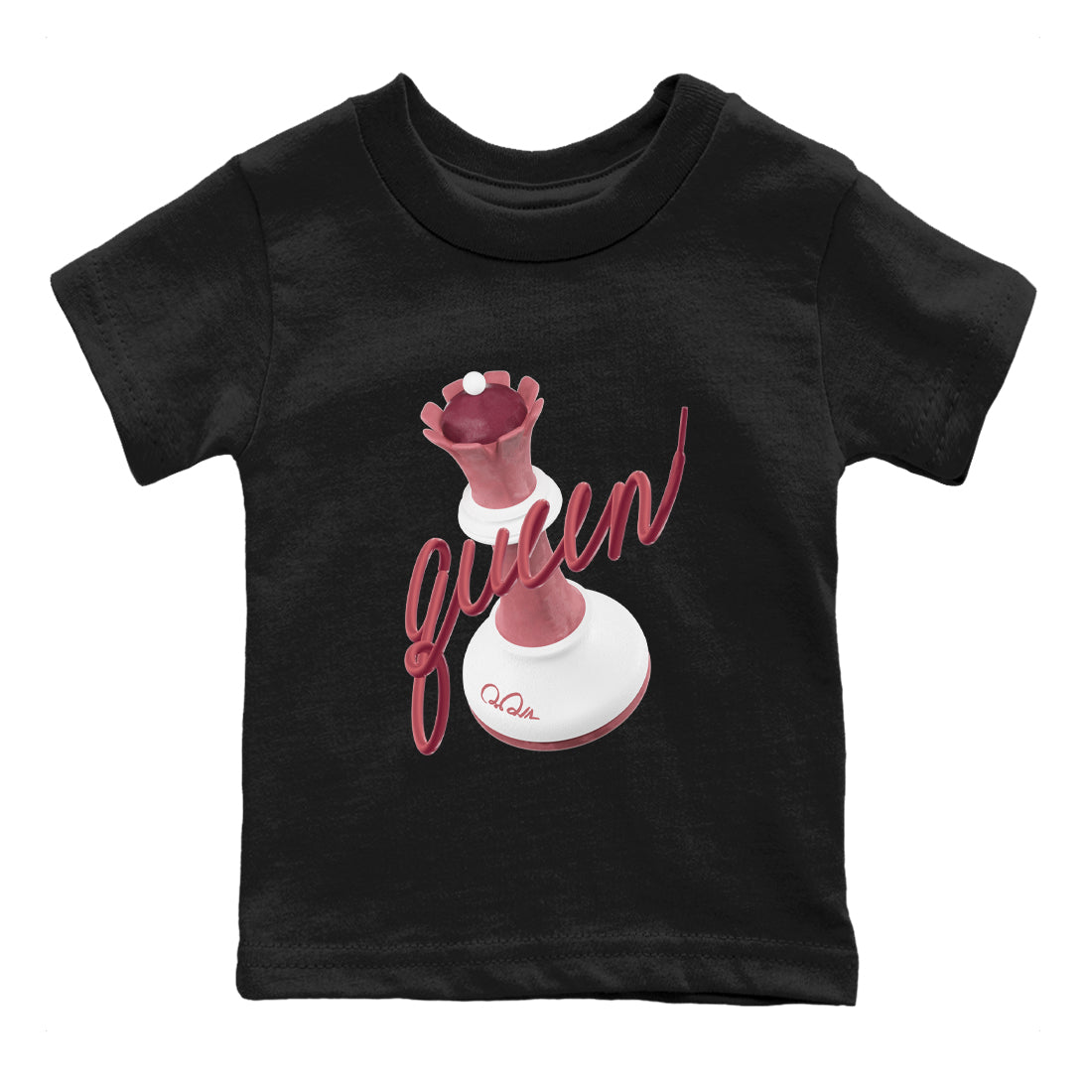 3D Queen snkmatch Tee Kids - Dunk Valentines Day 2024