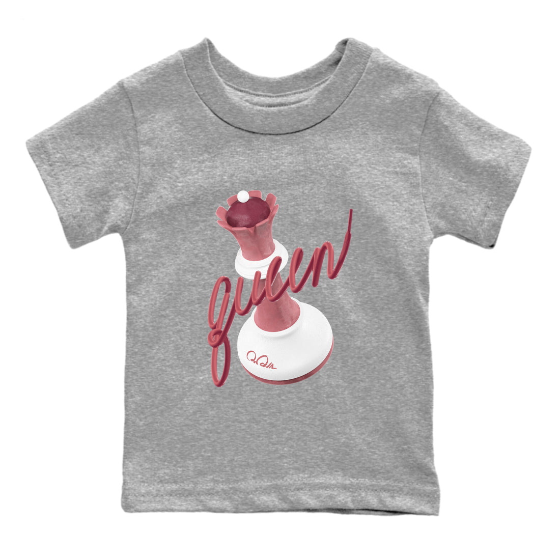 3D Queen snkmatch Tee Kids - Dunk Valentines Day 2024
