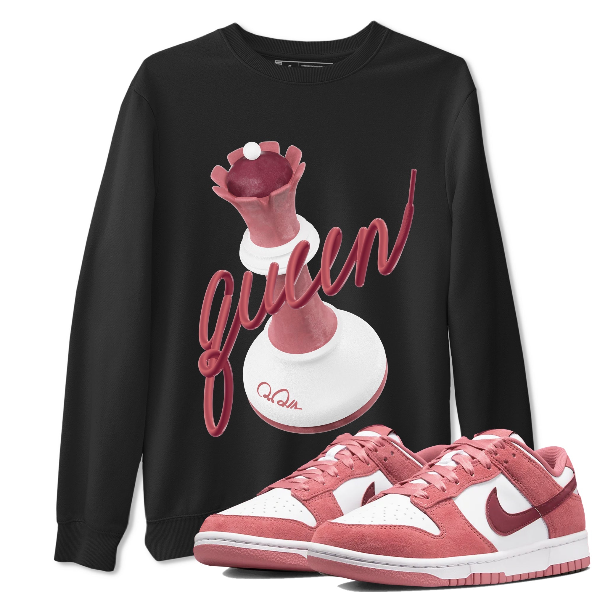 3D Queen snkmatch Tee - Dunk Valentines Day 2024