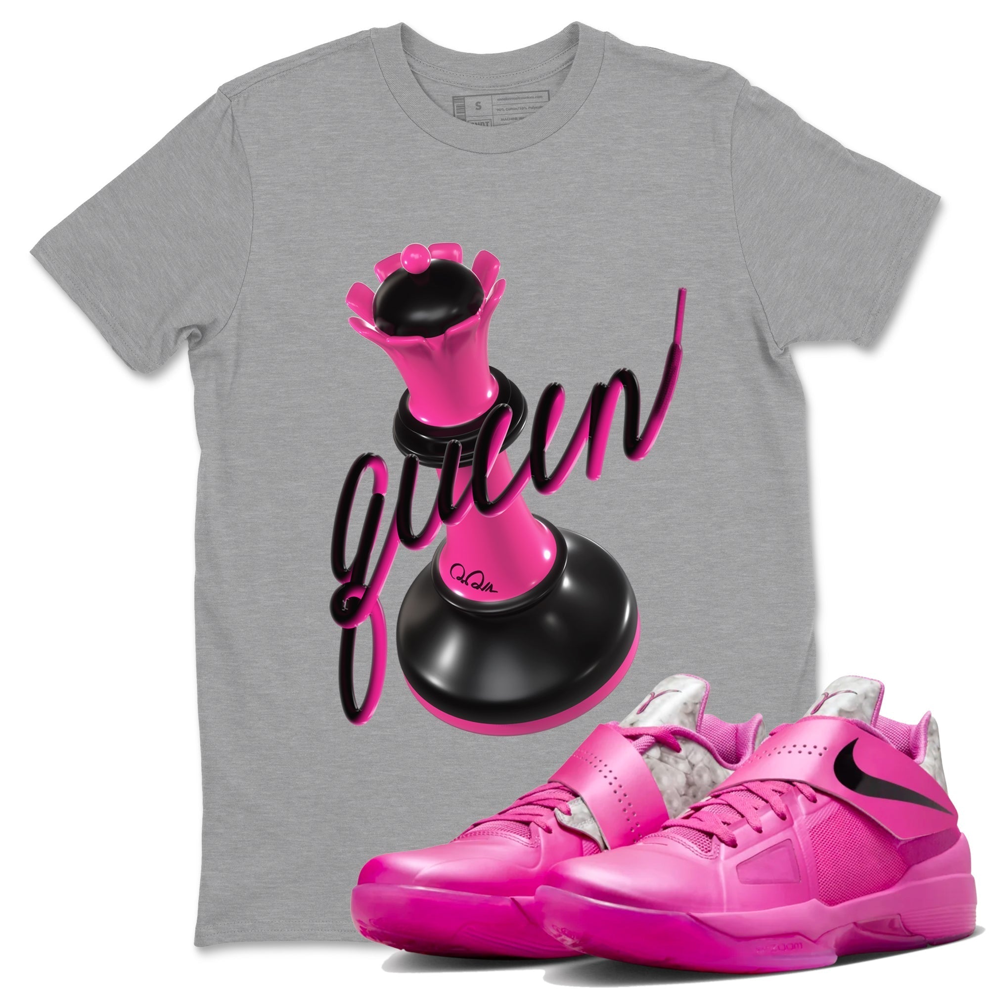 3D Queen snkmatch Tees - KD 4 Aunt Pearl