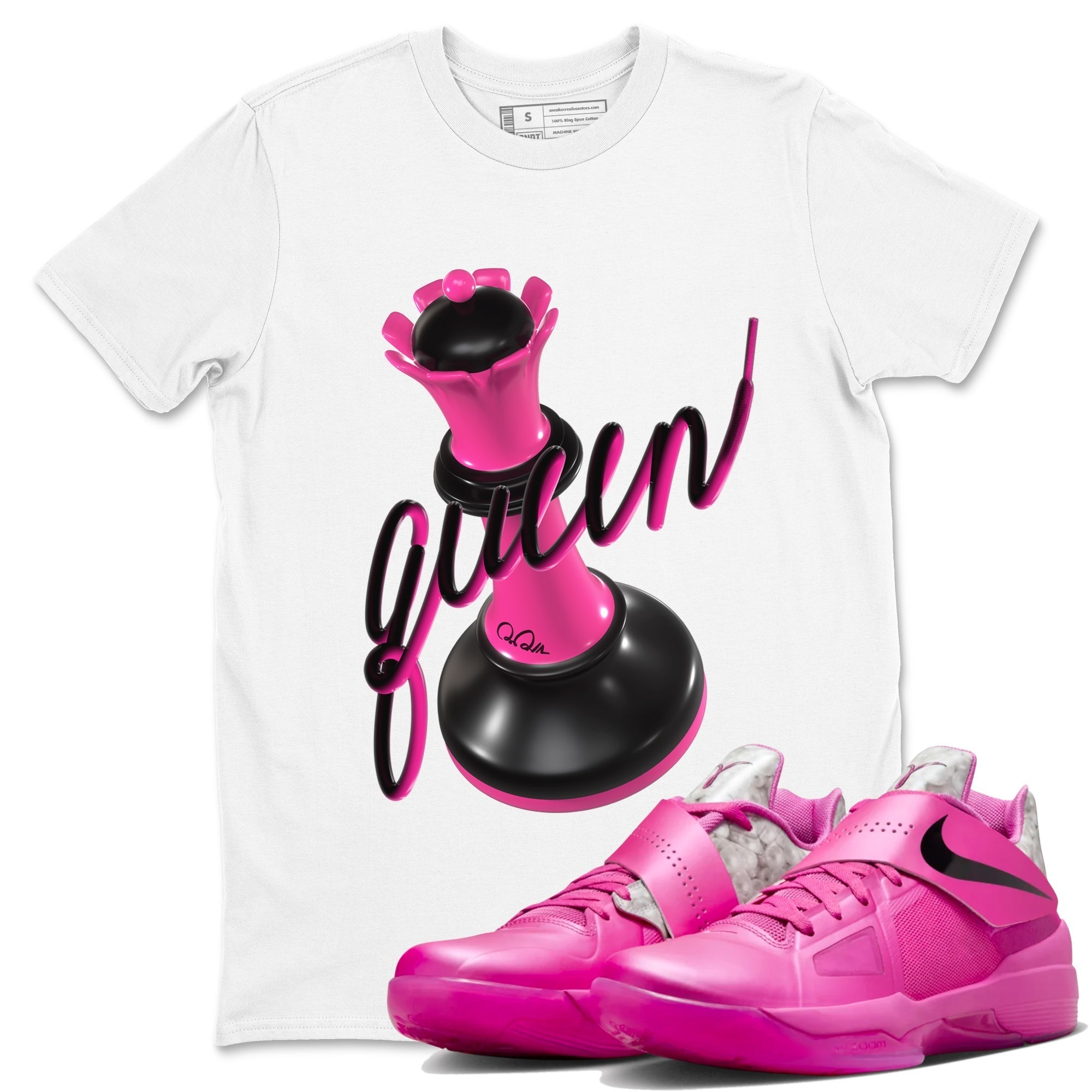3D Queen snkmatch Tees - KD 4 Aunt Pearl