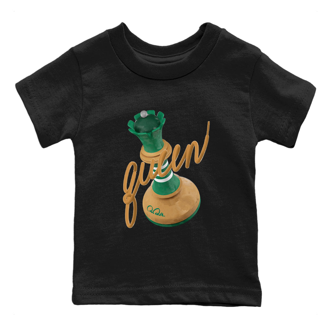 3D Queen snkmatch Tee Kids - Samba Collegiate Green Gum