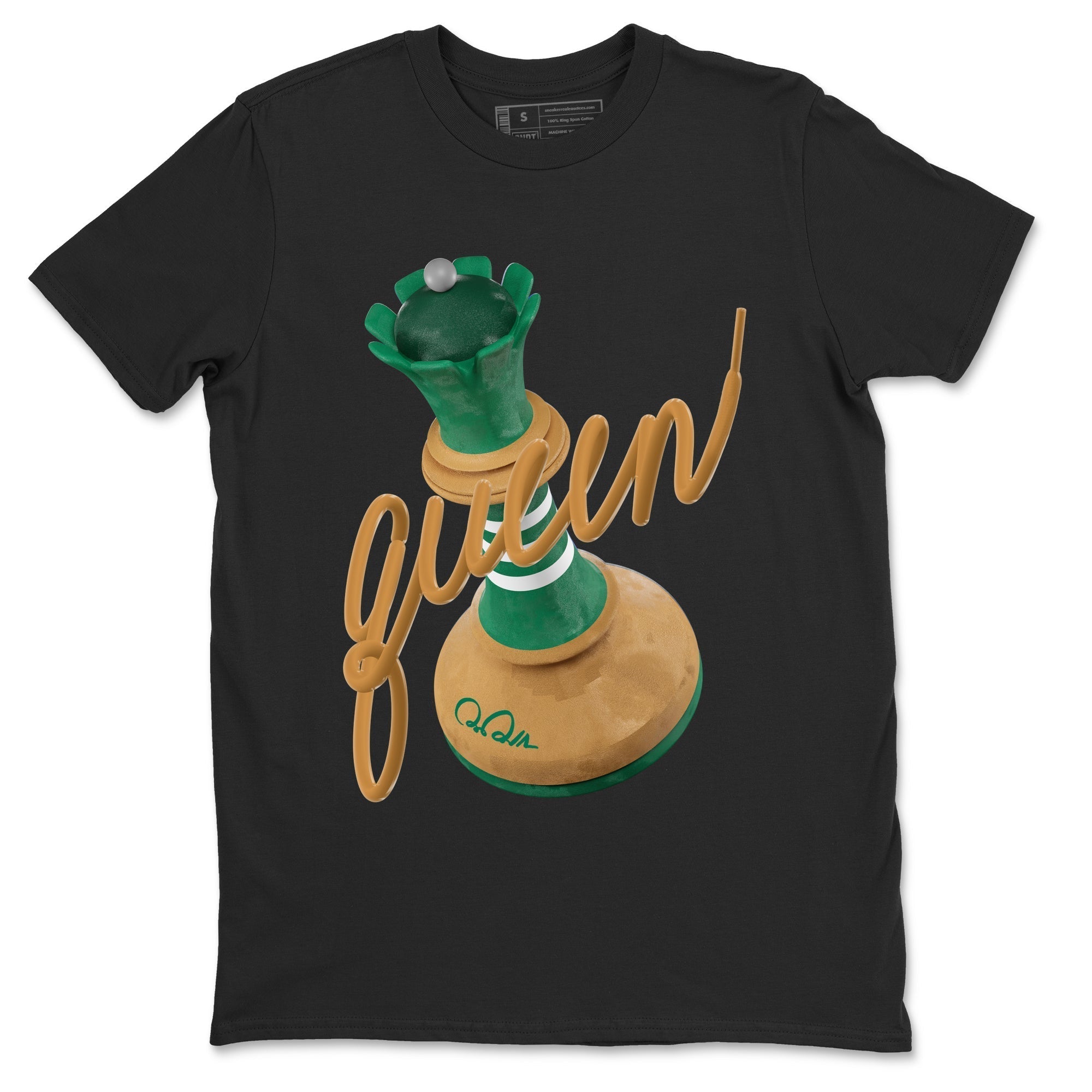 3D Queen snkmatch Tee - Samba Collegiate Green Gum