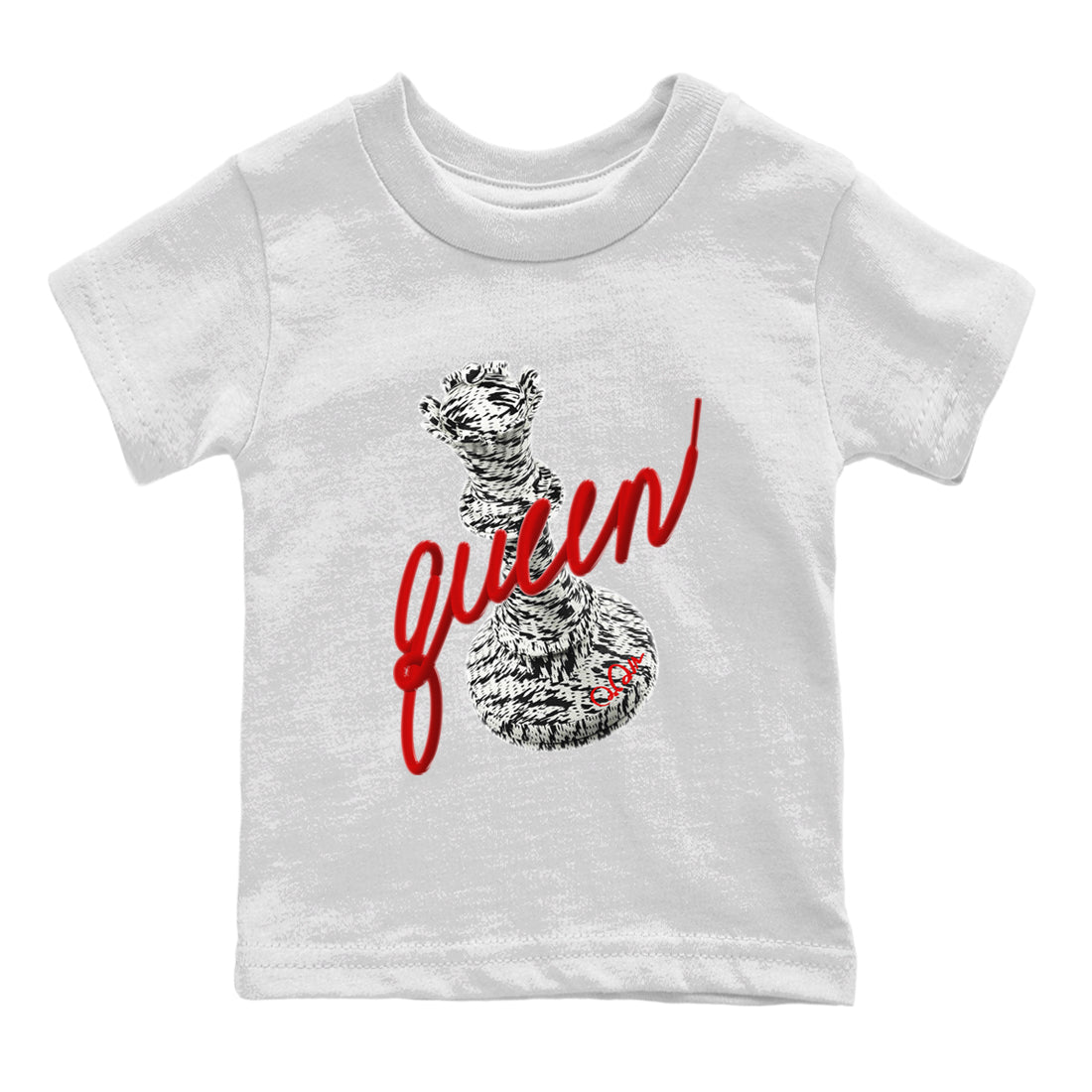 3D Queen Kids Tops - Yeezy 350 Zebra