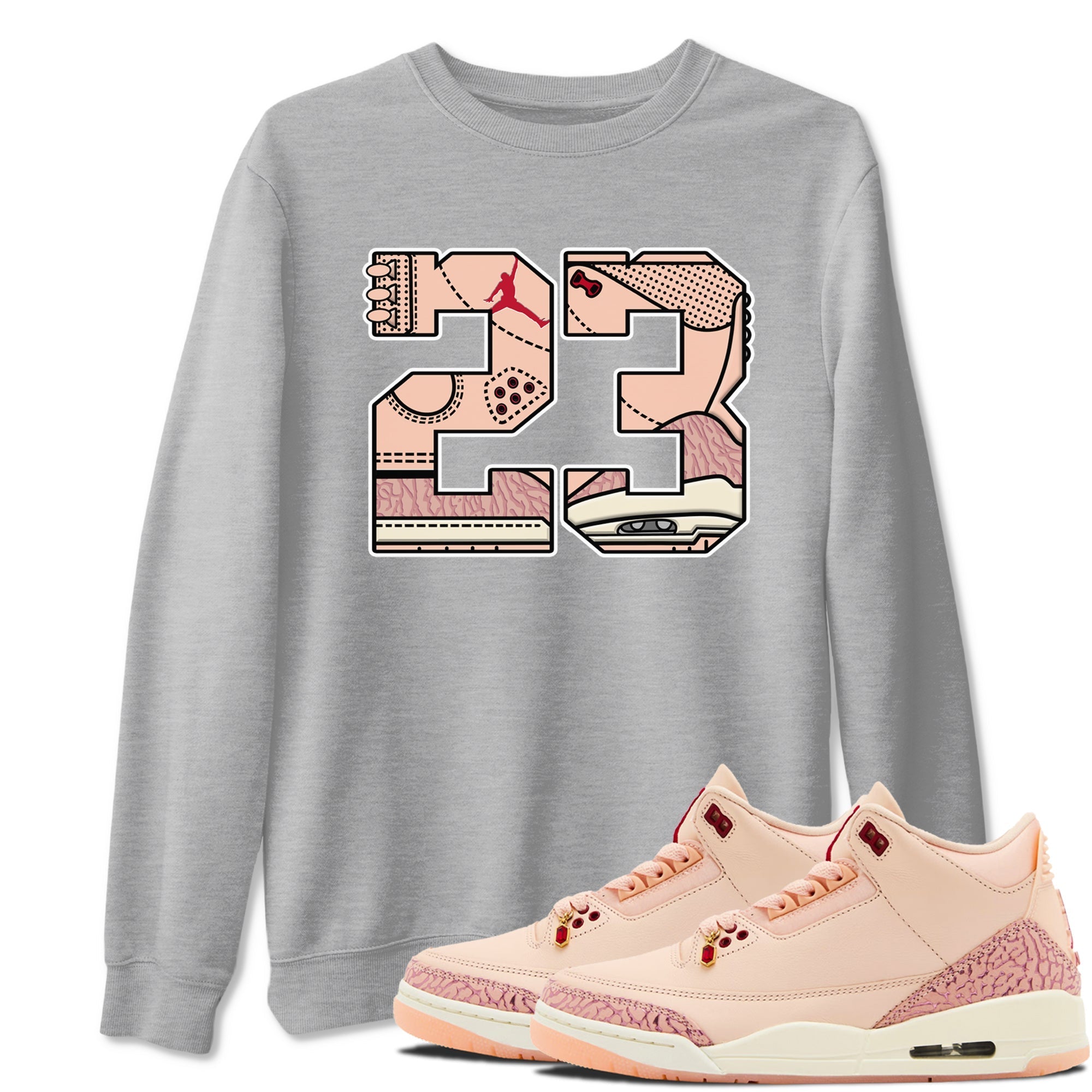 23 snkmatch Tees - Air Jordan 3 Valentines Day