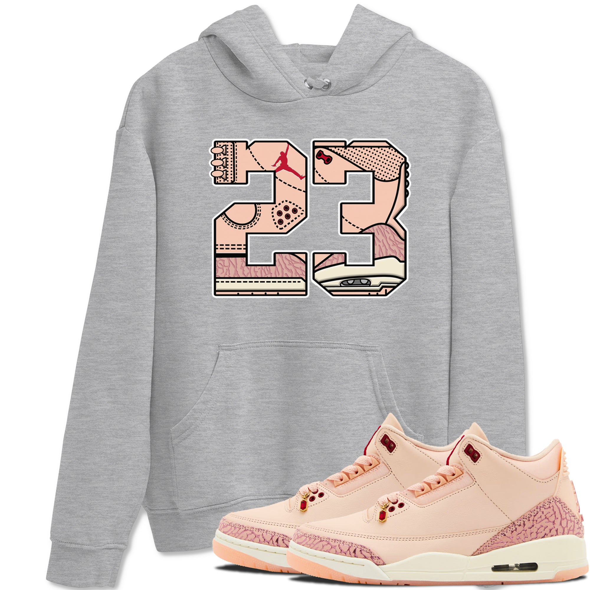 23 snkmatch Tees - Air Jordan 3 Valentines Day