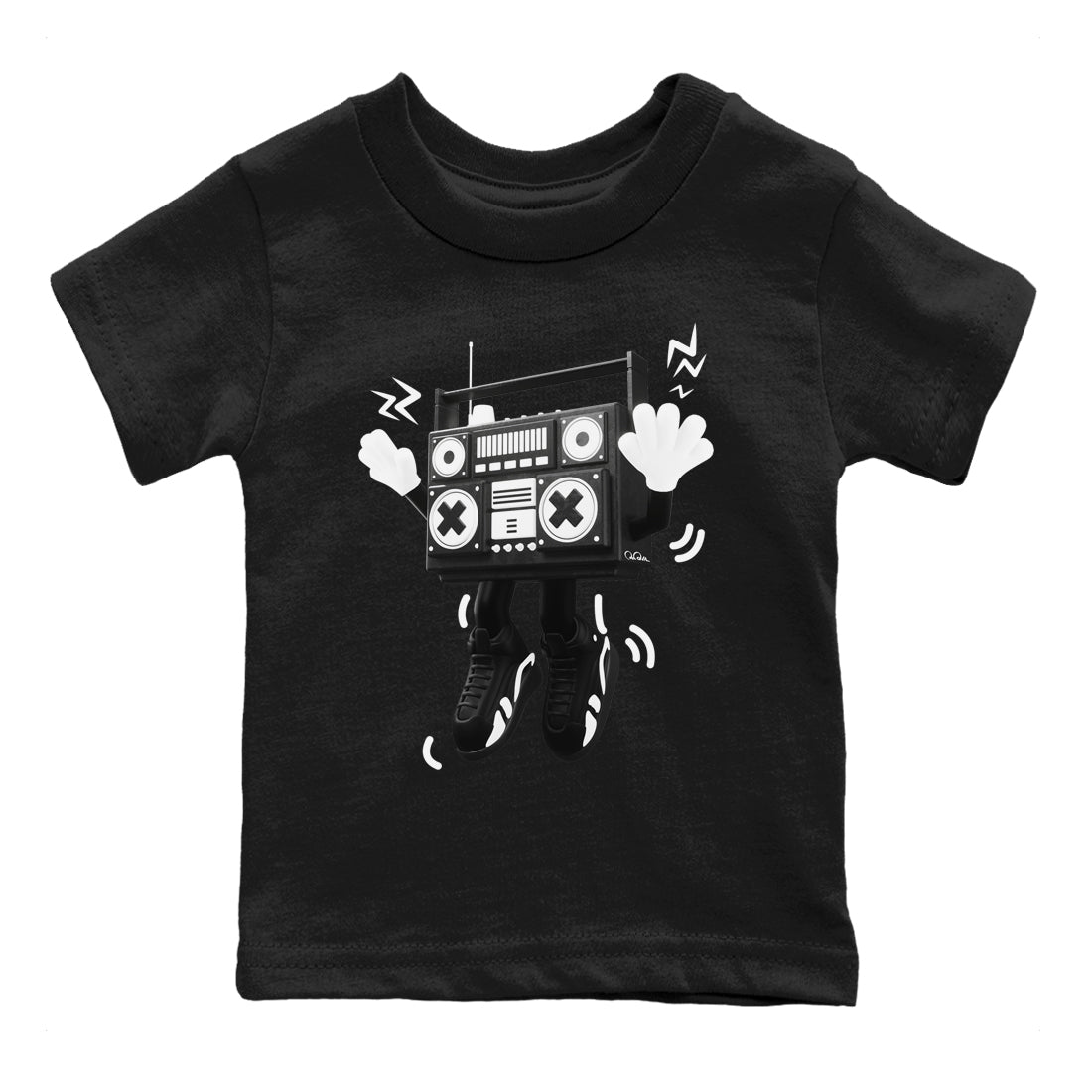 90s Radio Boy snkmatch Tee Kids - Air Jordan 14 Panda