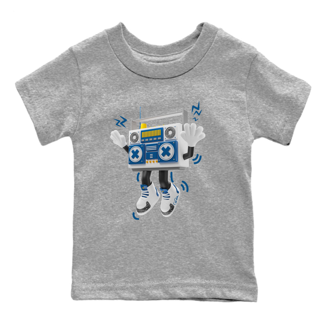 90s Radio Boy Kids Tops - Air Jordan 3 Wizards