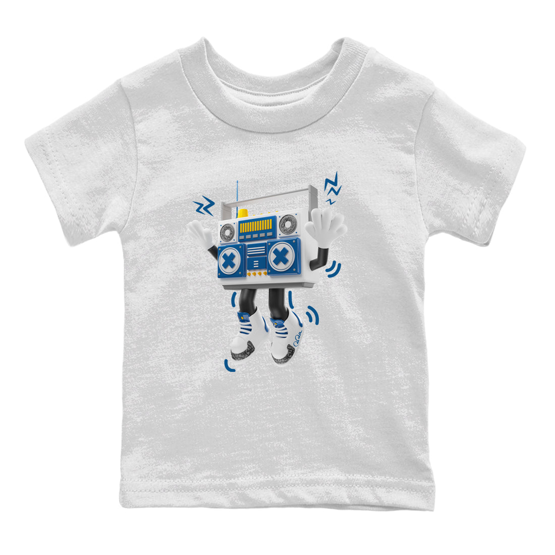 90s Radio Boy Kids Tops - Air Jordan 3 Wizards