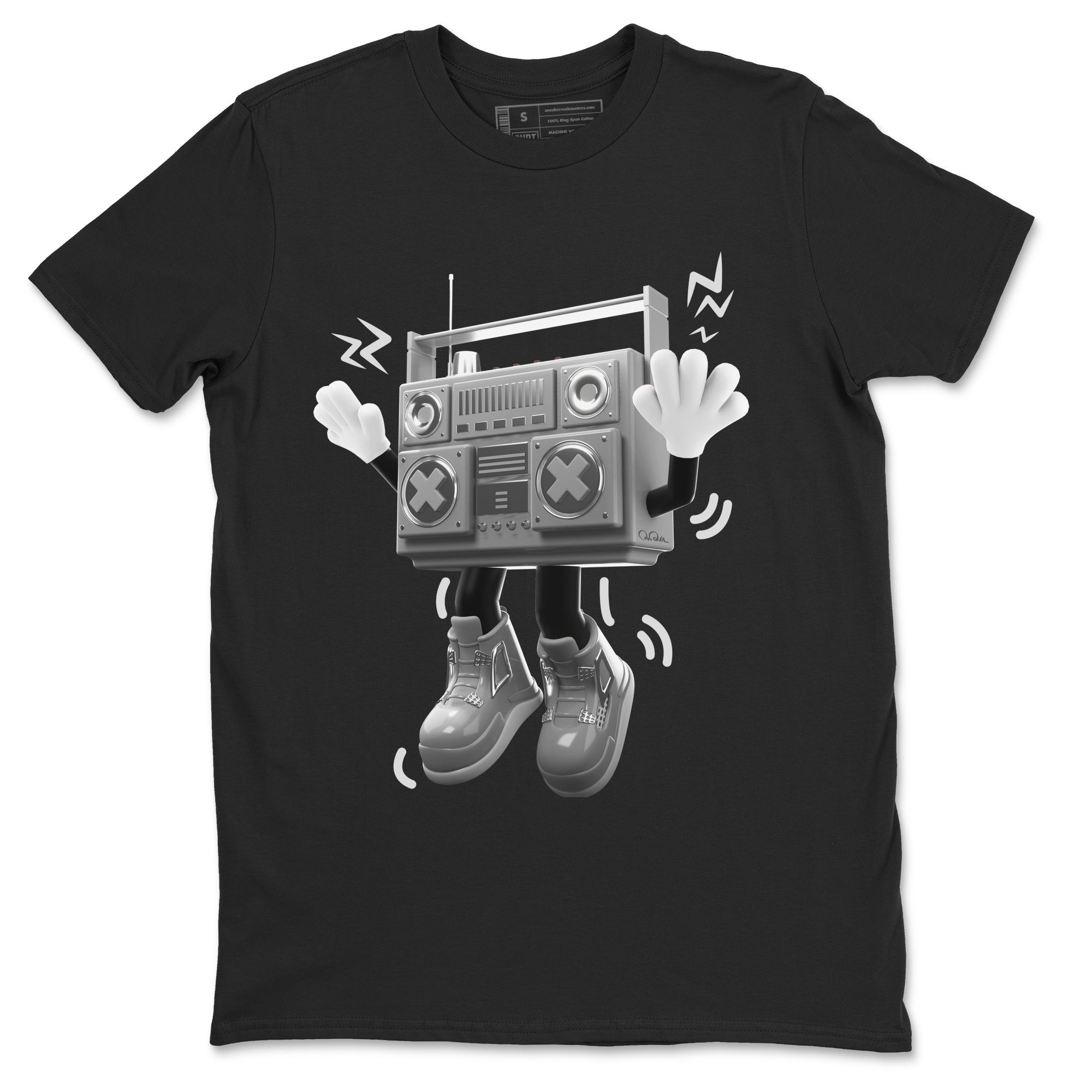 90s Radio Boy snkmatch Tee - Air Jordan 4 Frozen Moments