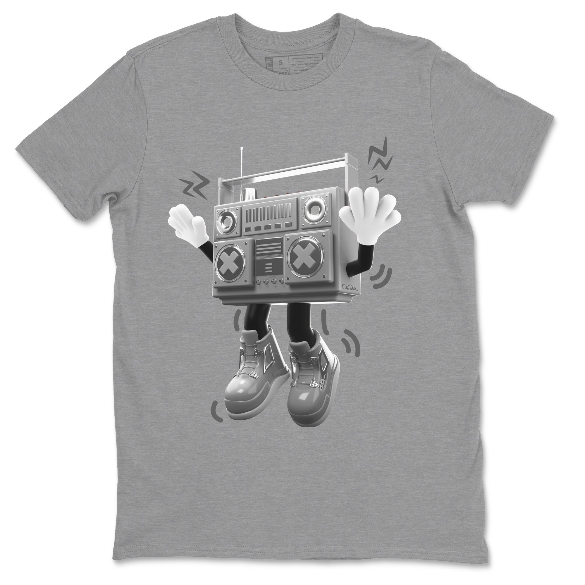 90s Radio Boy snkmatch Tee - Air Jordan 4 Frozen Moments