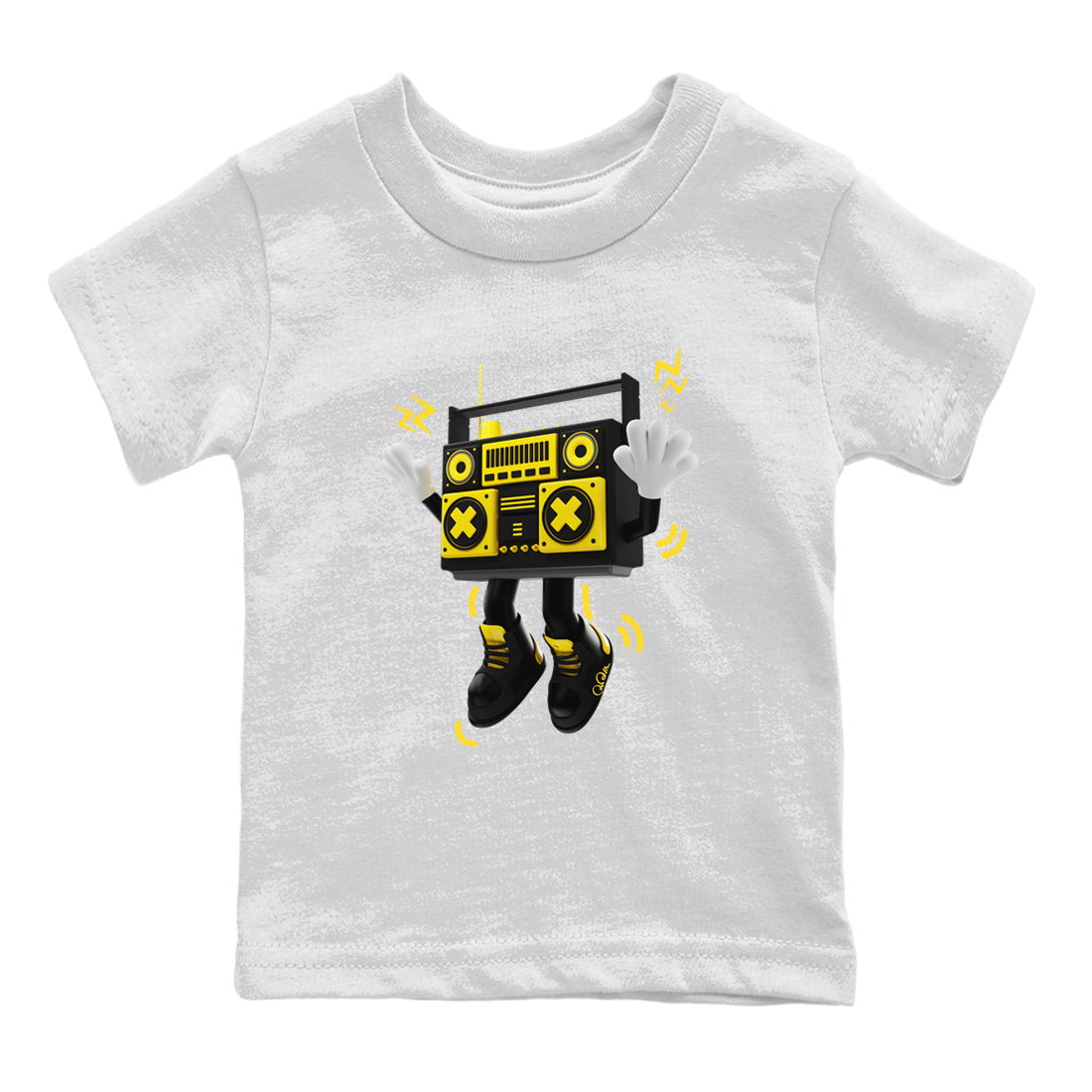 90s Radio Boy Kids Tops - Air Jordan 4 Thunder