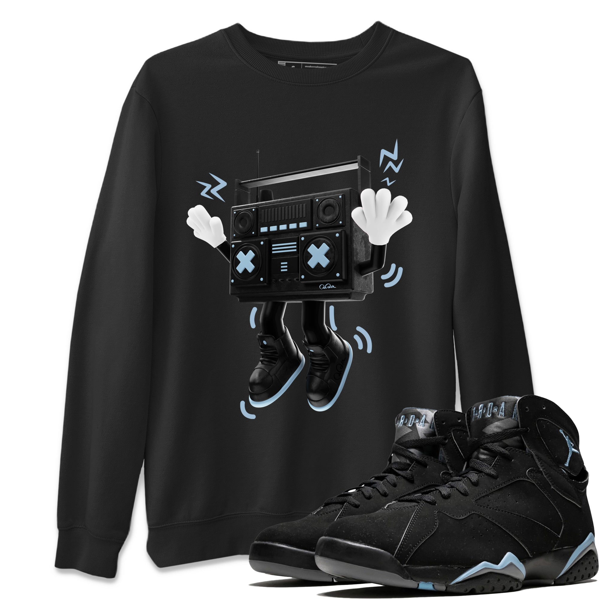 90s Radio Boy Unisex Tops - Air Jordan 7 Chambray