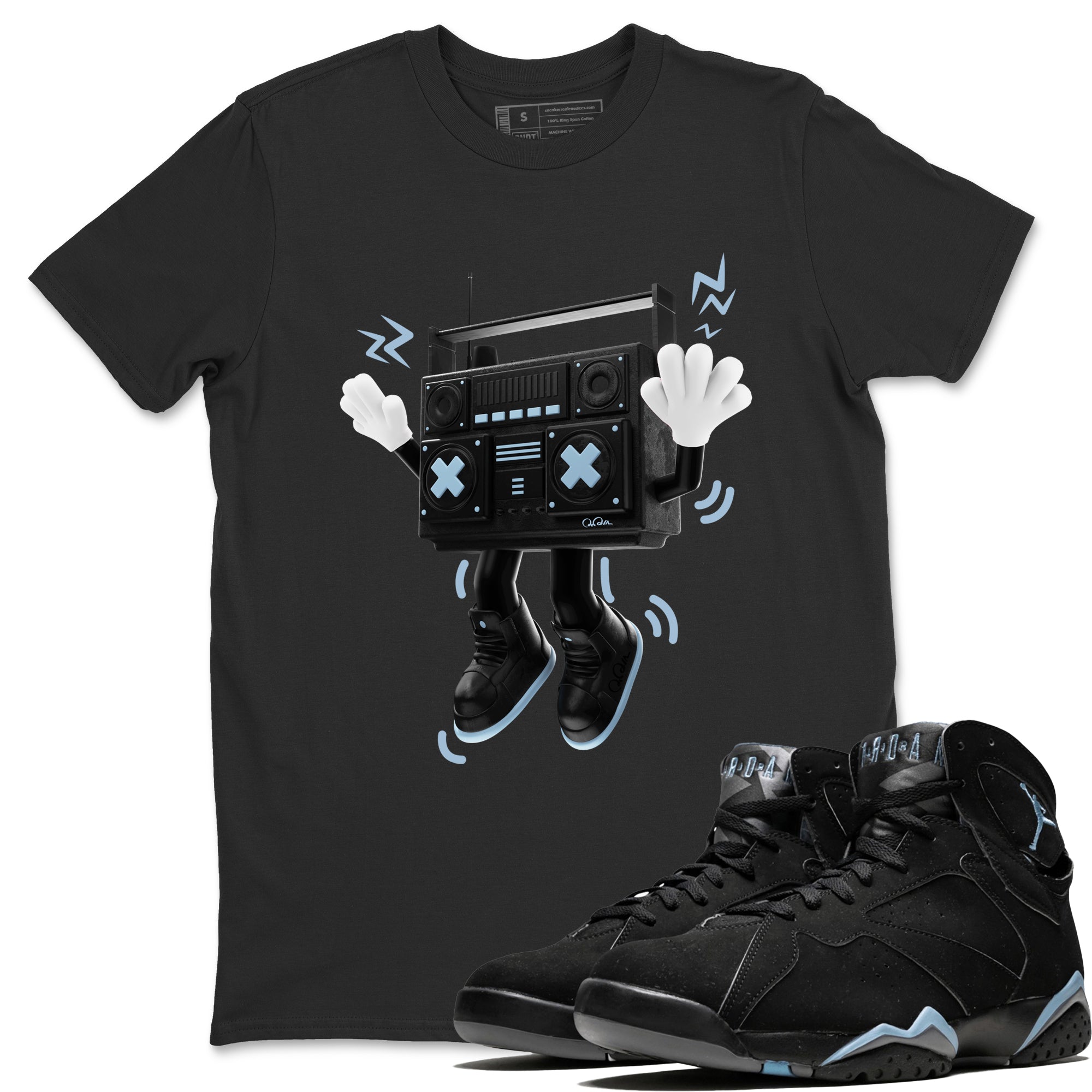 90s Radio Boy Unisex Tops - Air Jordan 7 Chambray