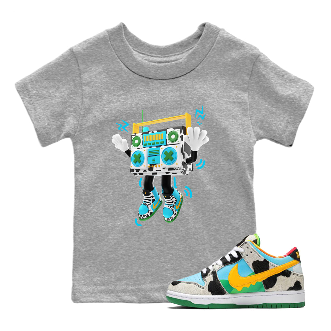 90s Radio Boy Kids Tops - Dunk Chunky Dunky
