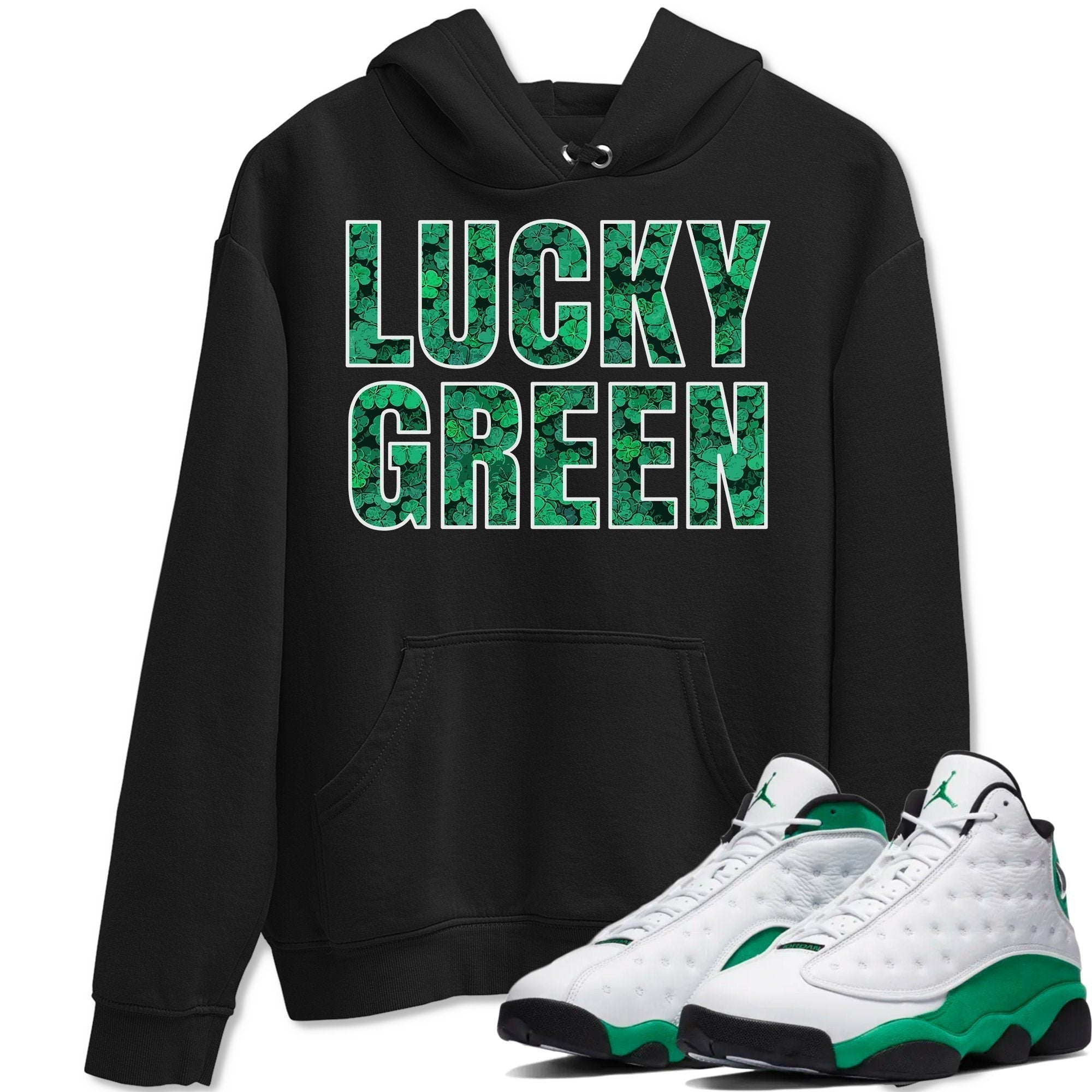 Lucky Green Unisex Tops - Air Jordan 13 Lucky Green