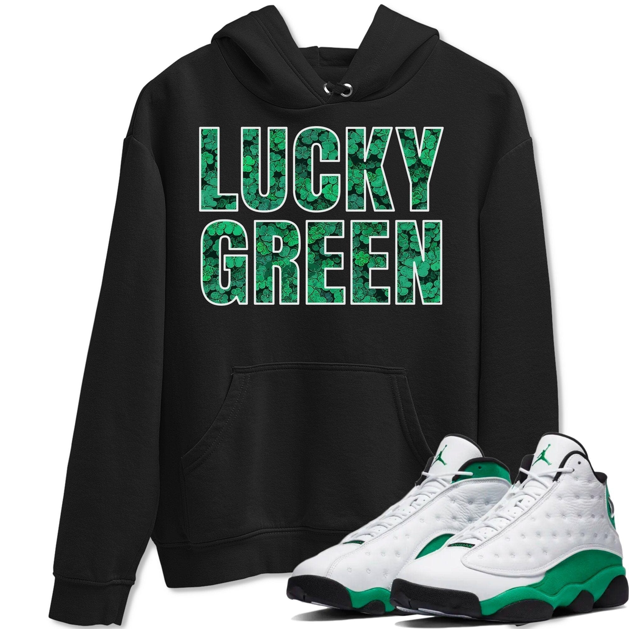 Lucky Green Unisex Tops - Air Jordan 13 Lucky Green