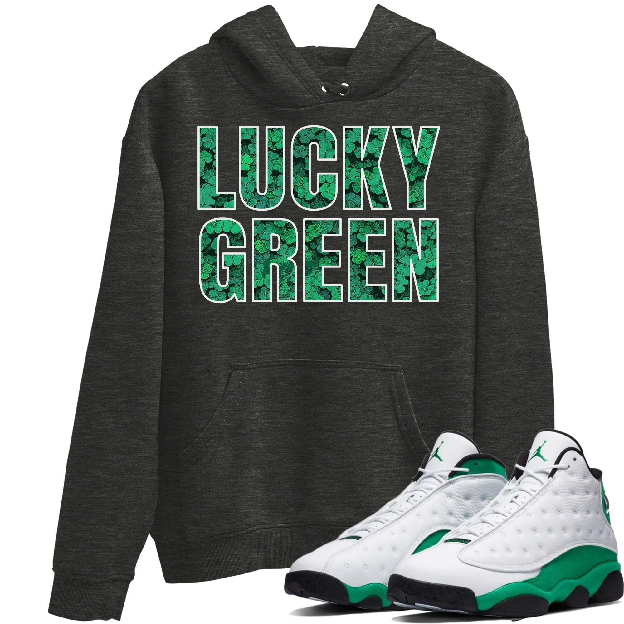 Lucky Green Unisex Tops - Air Jordan 13 Lucky Green