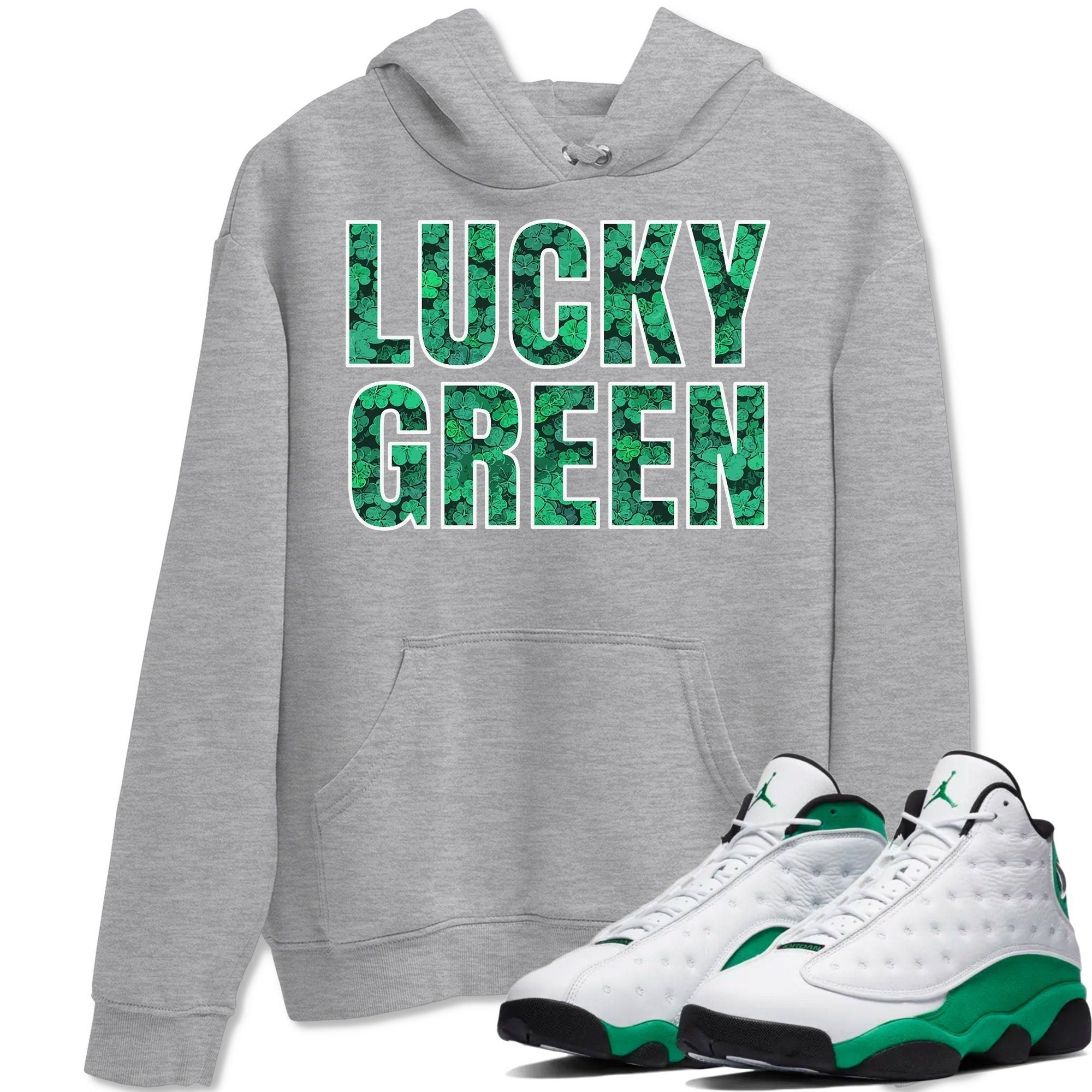Lucky Green Unisex Tops - Air Jordan 13 Lucky Green