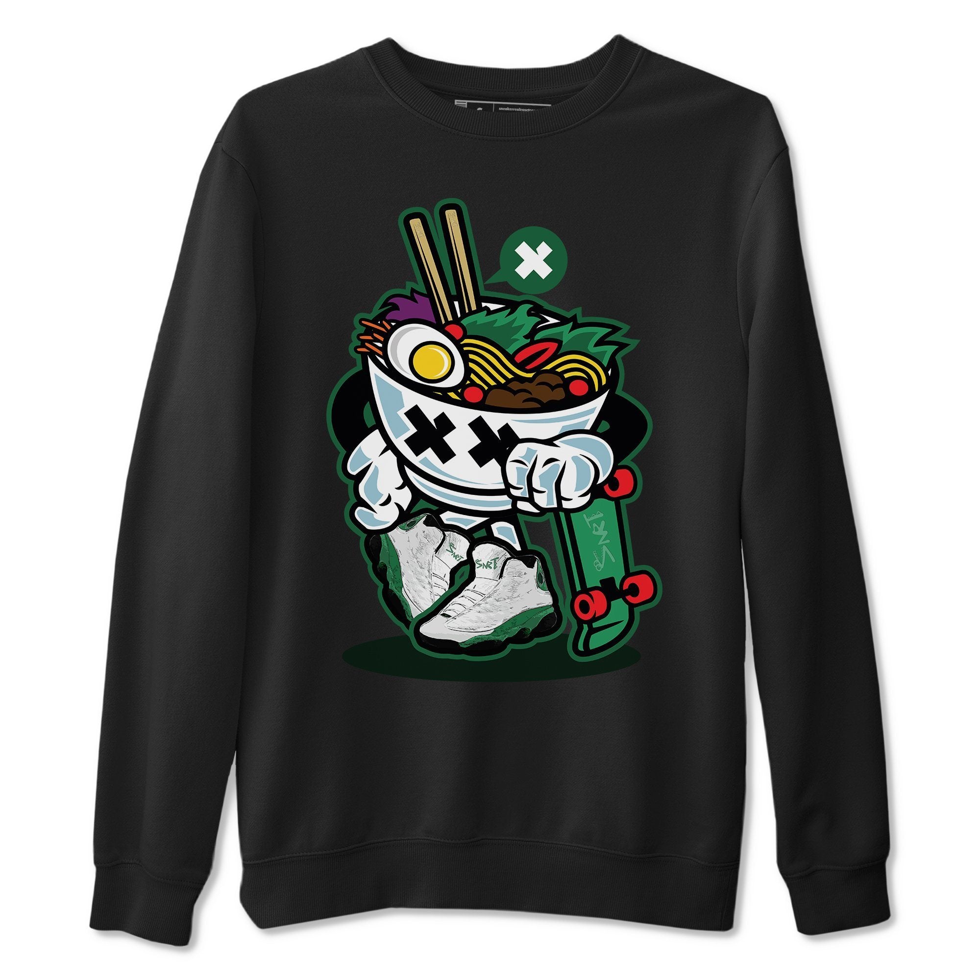 Ramen Style Unisex Tops - Air Jordan 13 Lucky Green