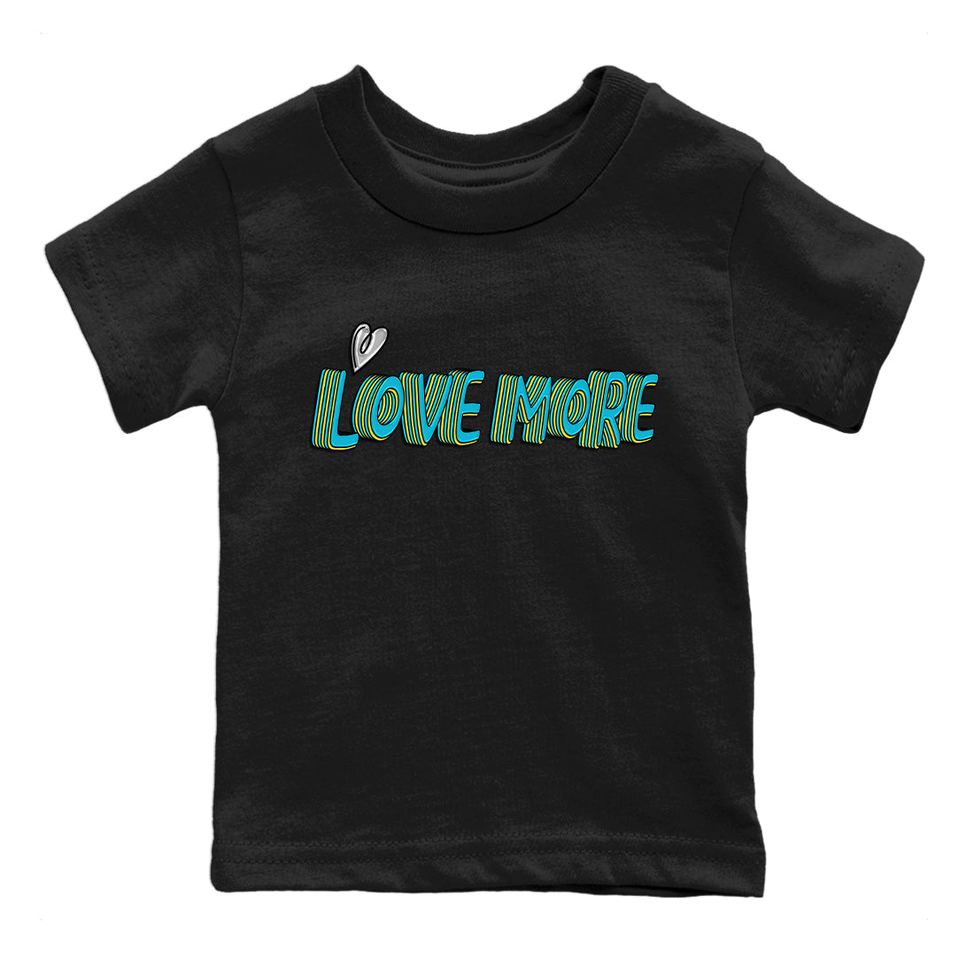 Love More Kids Tops - Air Jordan 5 Aqua