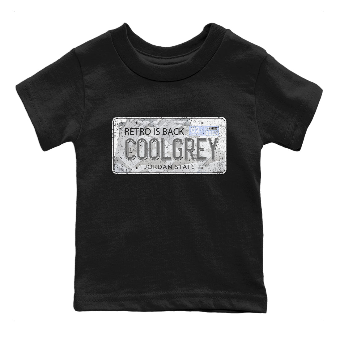 Jordan Plate Kids Tops - Air Jordan 6 Cool Grey