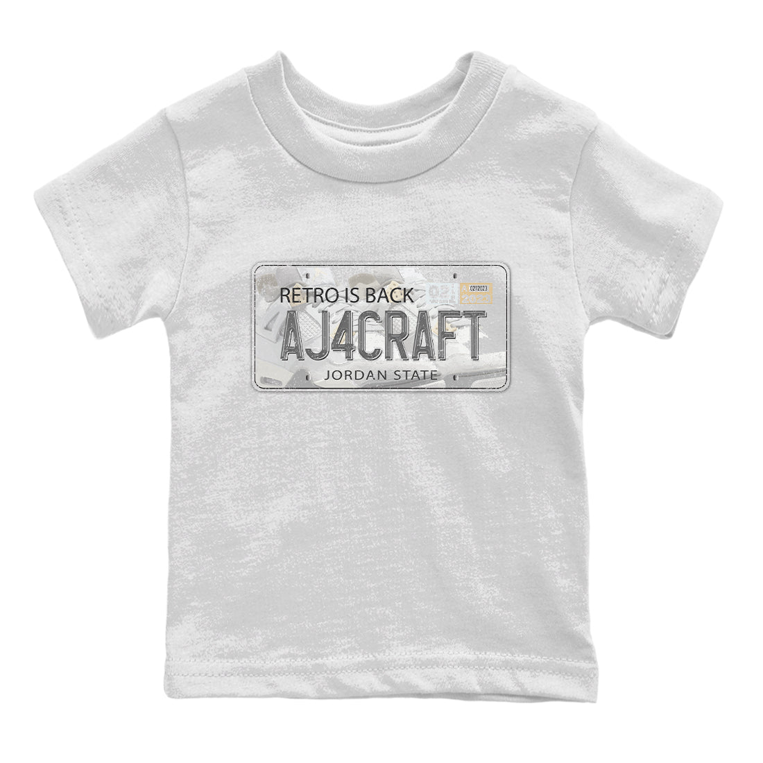 Jordan Plate Kids Tops - Air Jordan 4 Craft